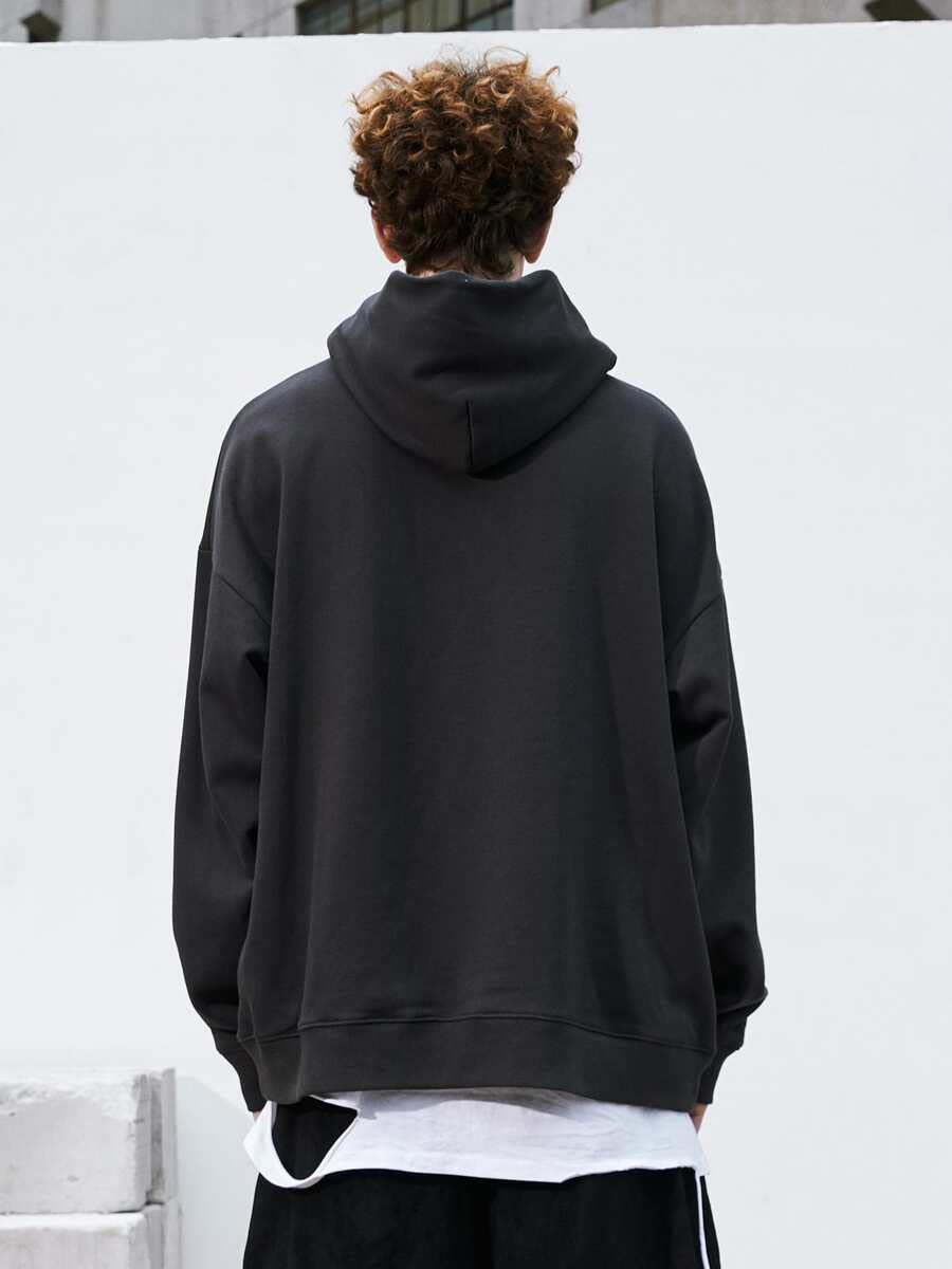 JSBHS Men's Graphic Hoodie with Figure & Letter Print - Multi-Color XL | Casual Streetwear, Loungewear, and Outdoor Activities