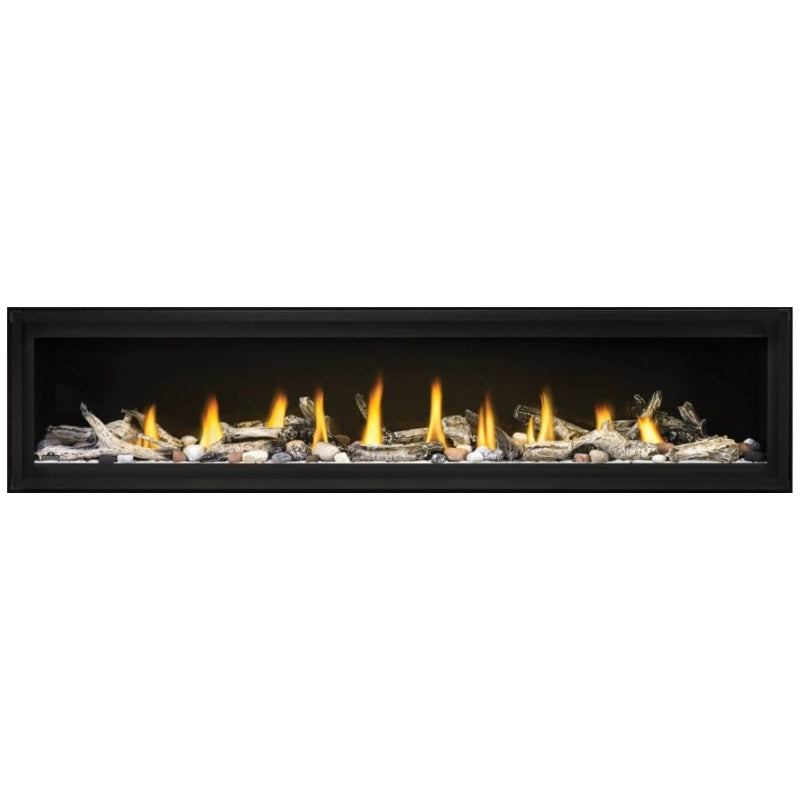 Napoleon Luxuria 74 Linear Direct Vent Gas Fireplace - LVX74NX | Modern Home Heating Solution for Living Rooms & Patios