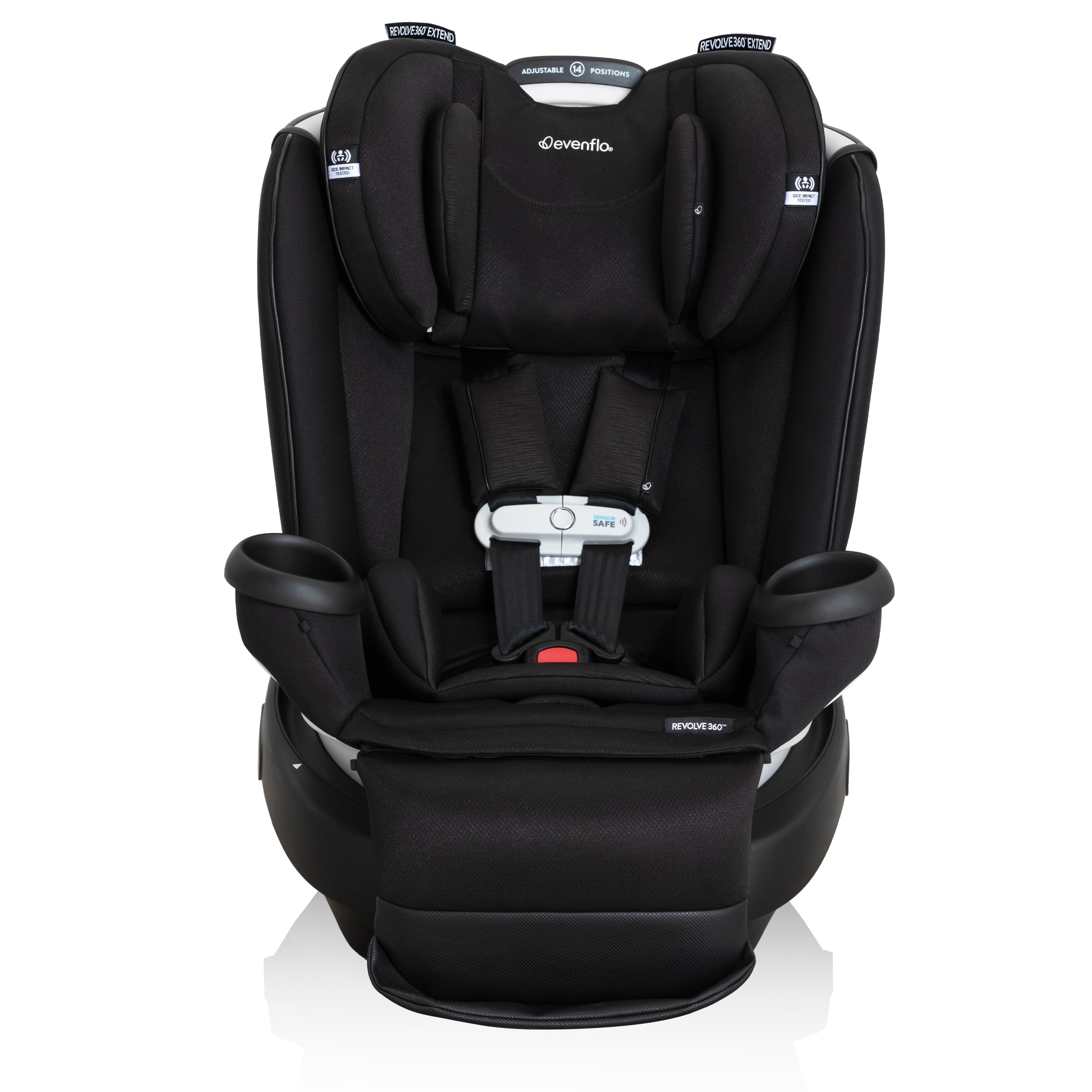 Evenflo Gold Revolve360 Extend Rotational Convertible Car Seat - 360° Swivel for Easy In & Out - Rear & Forward Facing - Extended Use from Birth to 10 Years - Perfect for Family Travel & Daily Commute