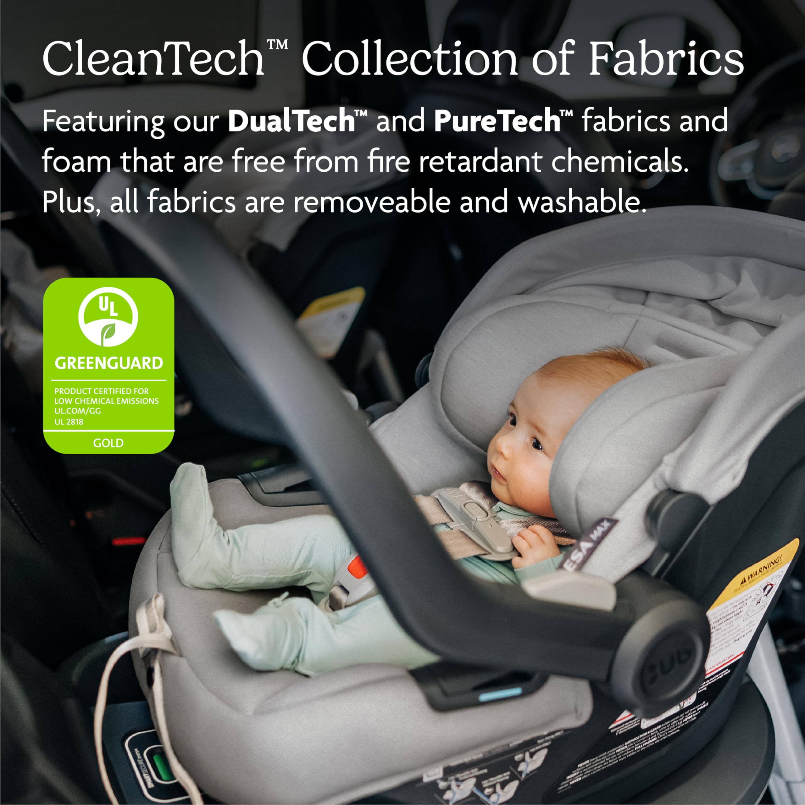 UPPAbaby Mesa Max Infant Car Seat with Base – Load Leg & Robust Insert Included | Easy Installation, Direct Stroller Attachment | Premium Safety Features | Charcoal (Jake) | Perfect for Newborns & Travel