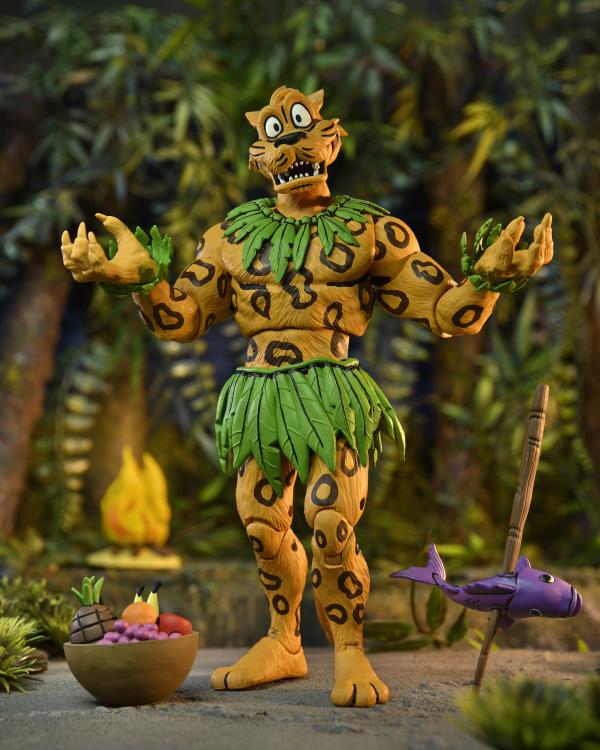 NECA Teenage Mutant Ninja Turtles Adventures Jagwar Action Figure - Collectible TMNT Toy for Fans & Display - Perfect for Play, Gifts, and Comic Book Collections