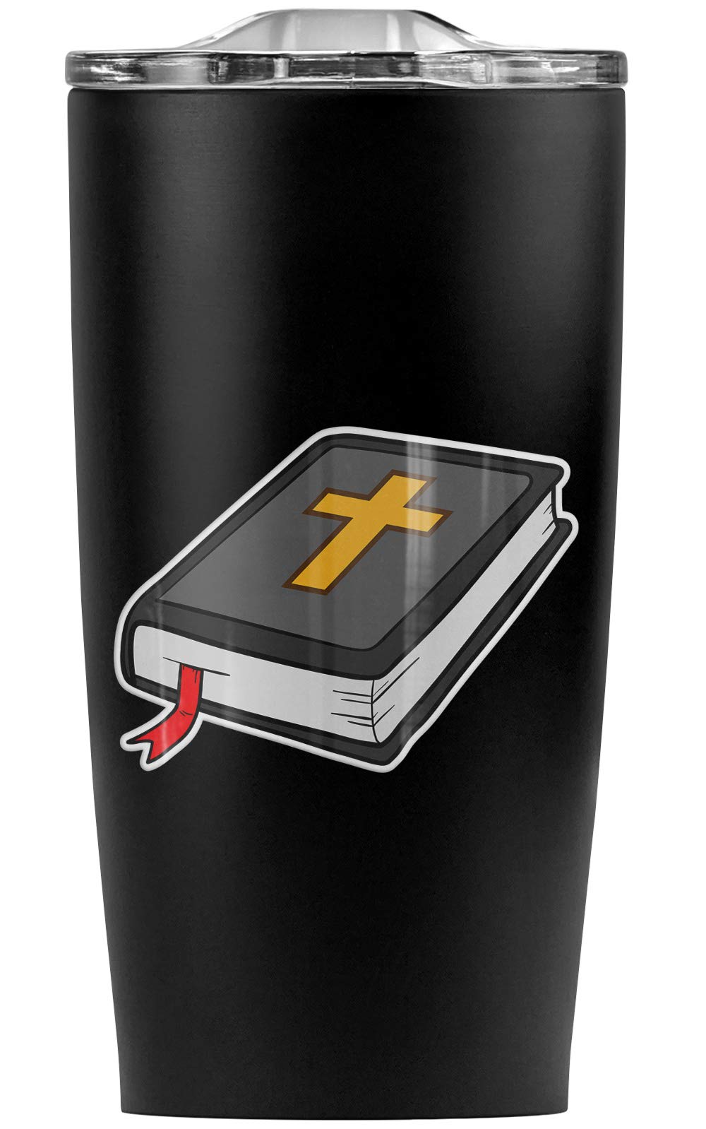 LOGOVISION Bible Cross Stainless Steel 20oz Travel Tumbler - Vacuum Insulated for Coffee & Cold Drinks | Church, Bible Study Gift