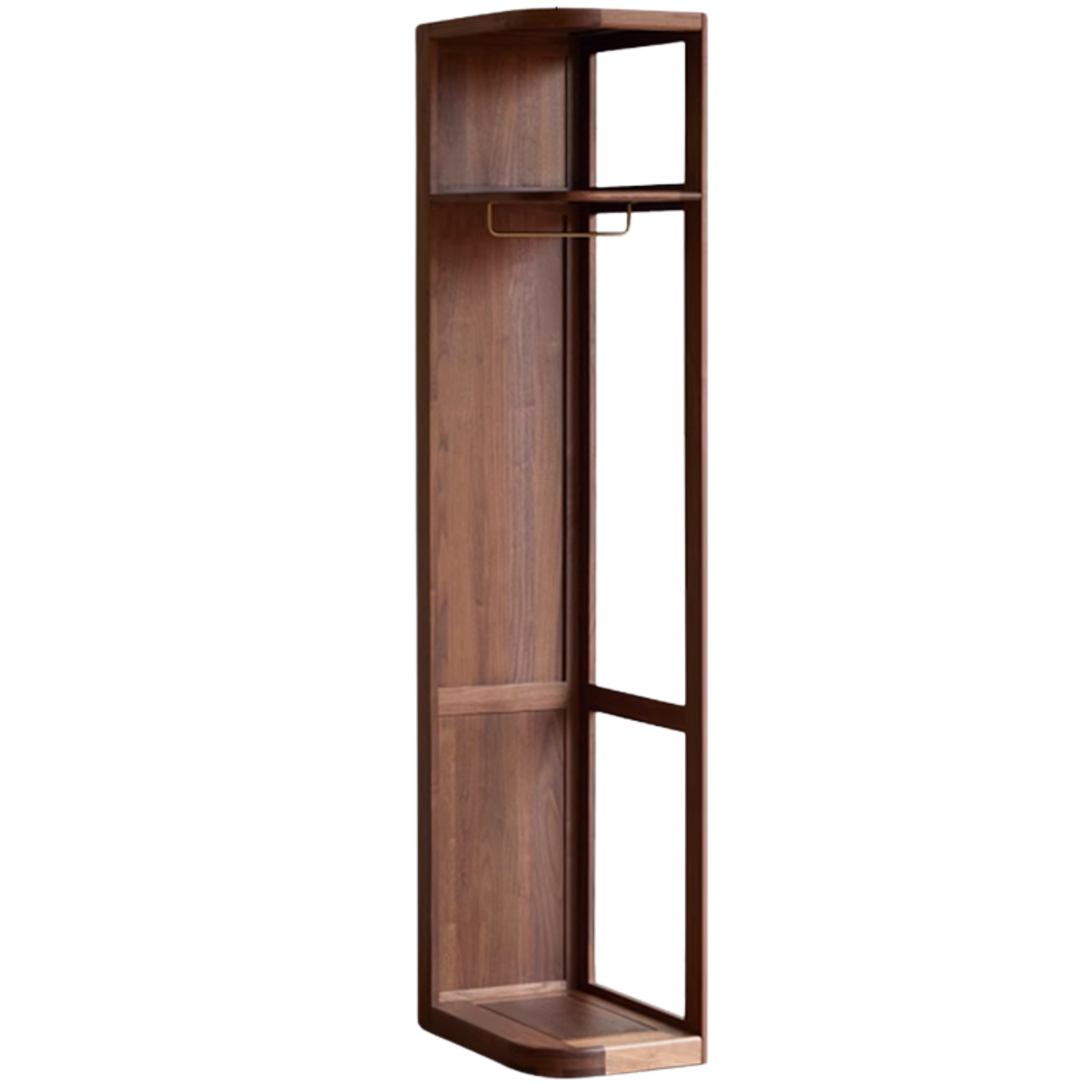 Solid Black Walnut Wood Large Wardrobe - Spacious Closet Organizer for Bedroom, Walk-in Closet & Master Suite Storage