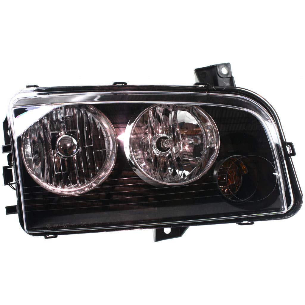 Dodge Charger Headlight Assembly Replacement for 2006-2011 Models - Passenger Side (CH2503163, 4806164AF) | Perfect for Night Driving & Vehicle Restoration Projects