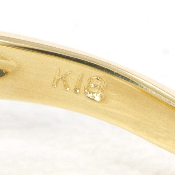 18K Yellow Gold Pearl Diamond Ring for Women - Elegant Bridal, Wedding, Anniversary & Engagement Jewelry Gift