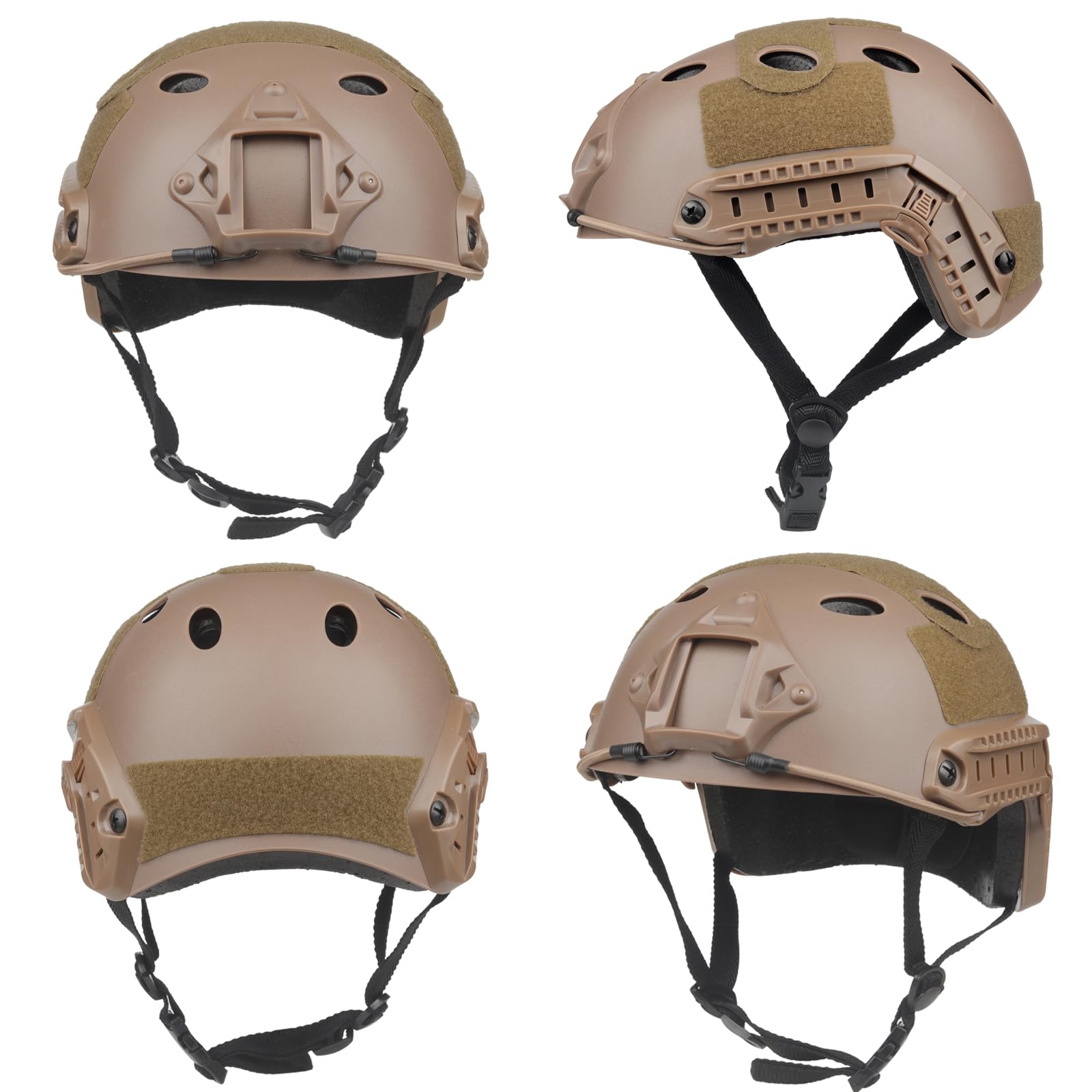 Tactical Airsoft Helmet with Mesh Mask & Anti-Fog Goggles - Full Face Protection for Airsoft, Military & Tactical Training - Black Combat Gear for Outdoor Sports & Paintball