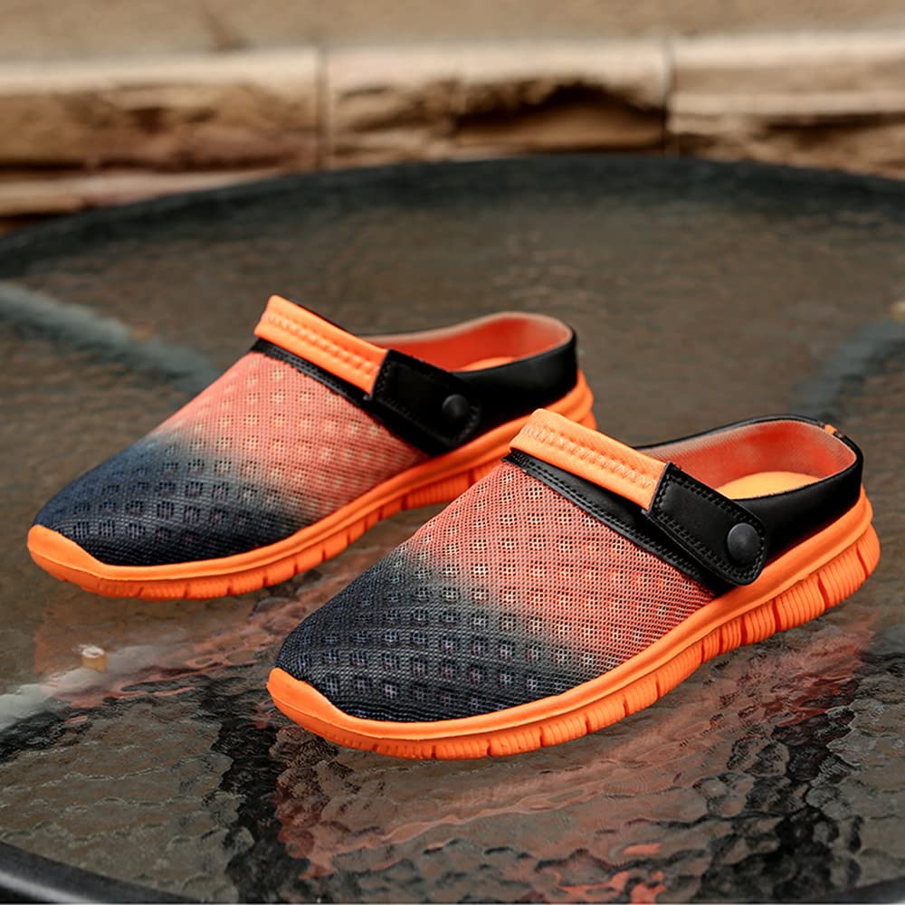 Axcone Unisex Garden Clogs - Breathable Mesh Summer Slippers for Men & Women - Lightweight Non-Slip Outdoor Beach Sandals - Perfect for Gardening, Poolside, and Beach Vacations