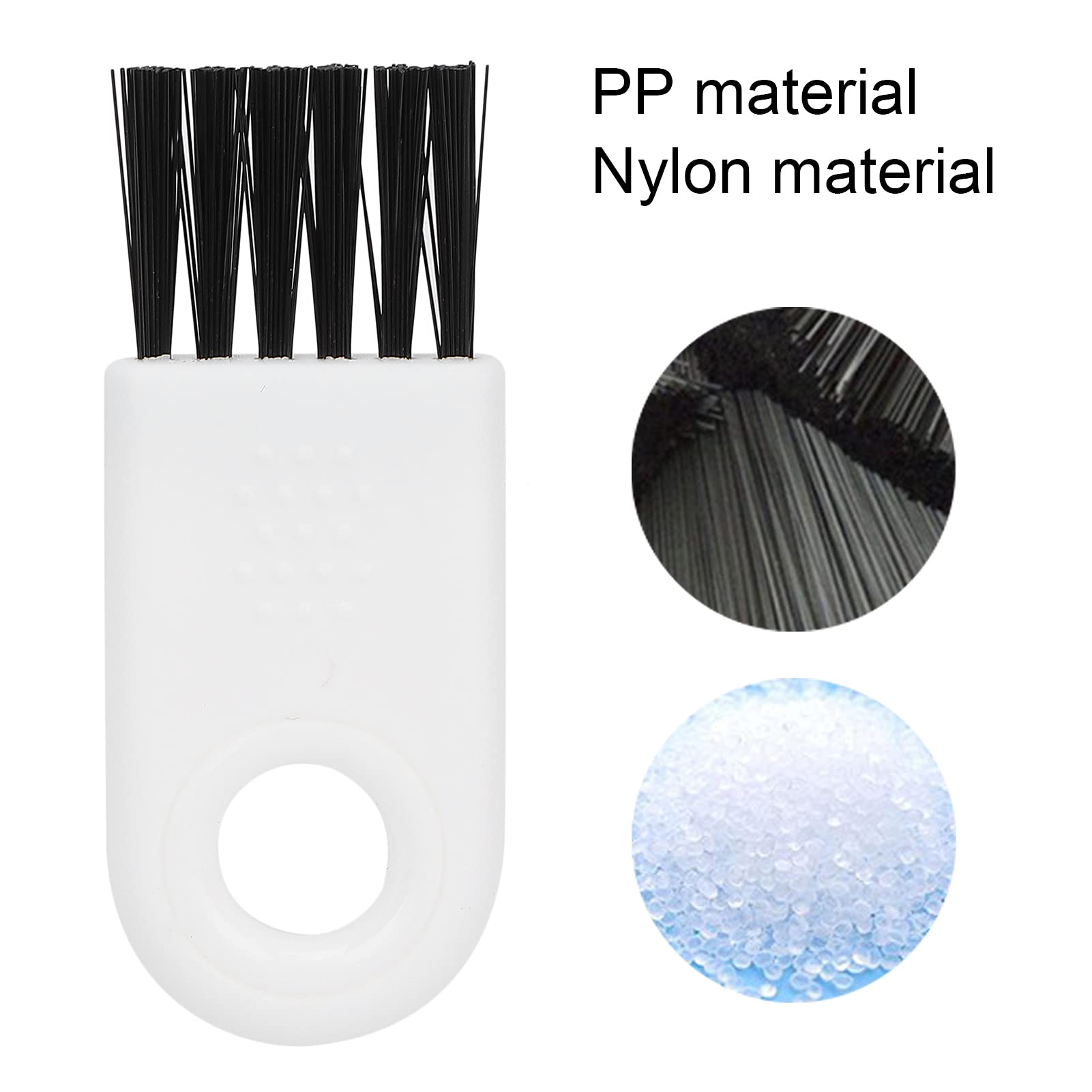 Premium Clipper Cleaning Brushes with PP Handle - Easy Hang Household Cleaning Brushes for Kitchen, Bathroom & Outdoor Use