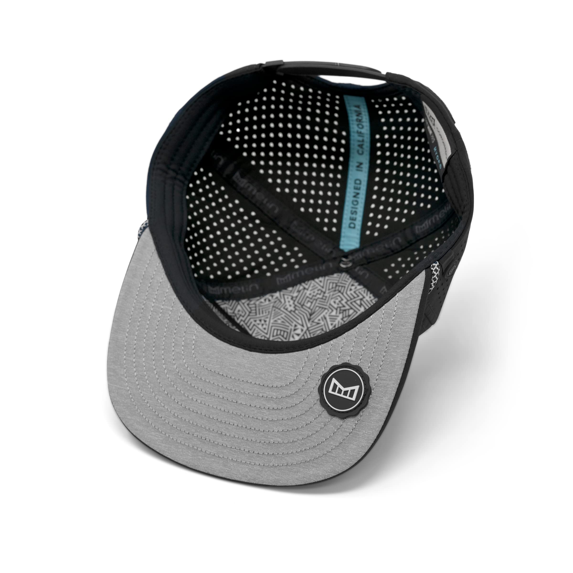 melin Coronado Brick Hydro Snapback Hat - Water-Resistant Baseball Cap for Men & Women | Perfect for Golf, Running, Workouts & Outdoor Activities