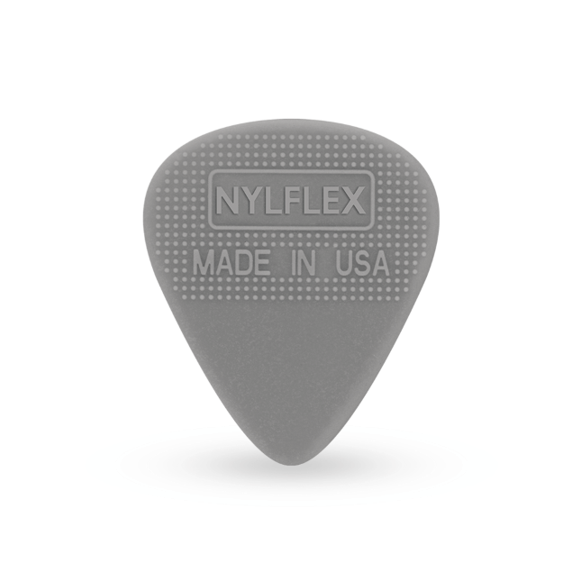 D'Addario Nyflex Guitar Picks - Medium Gauge .75mm (6 Pack) | Durable & Flexible Plectrum for Acoustic & Electric Guitar Players | Perfect for Strumming, Lead Playing & Recording Sessions