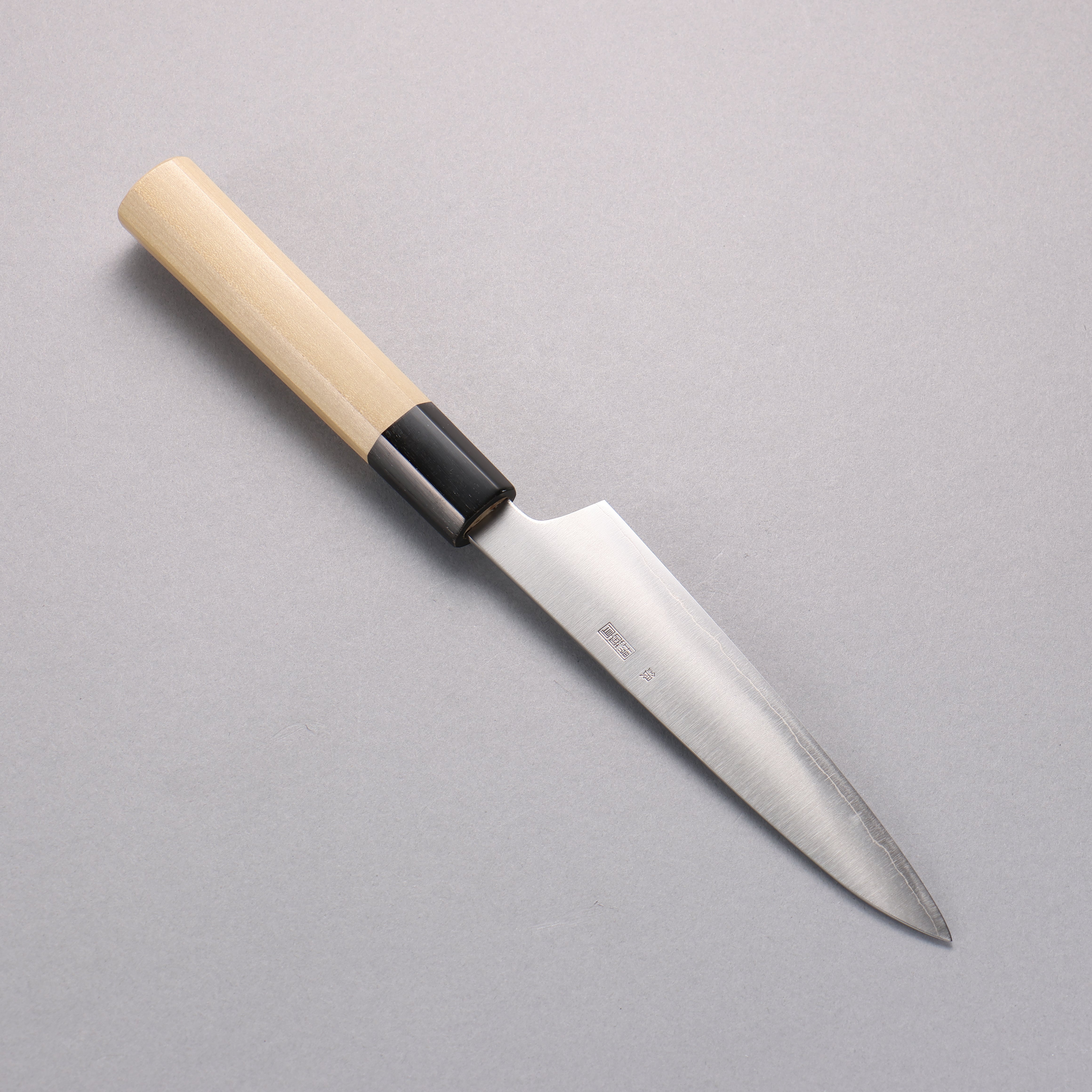 Premium Kikuzuki Silver Steel No.3 Bokashi Petty Utility Knife 150mm - Magnolia Wood Handle - Japanese Kitchen Knife for Slicing, Peeling & Precision Cutting - Ideal for Chefs & Home Cooks