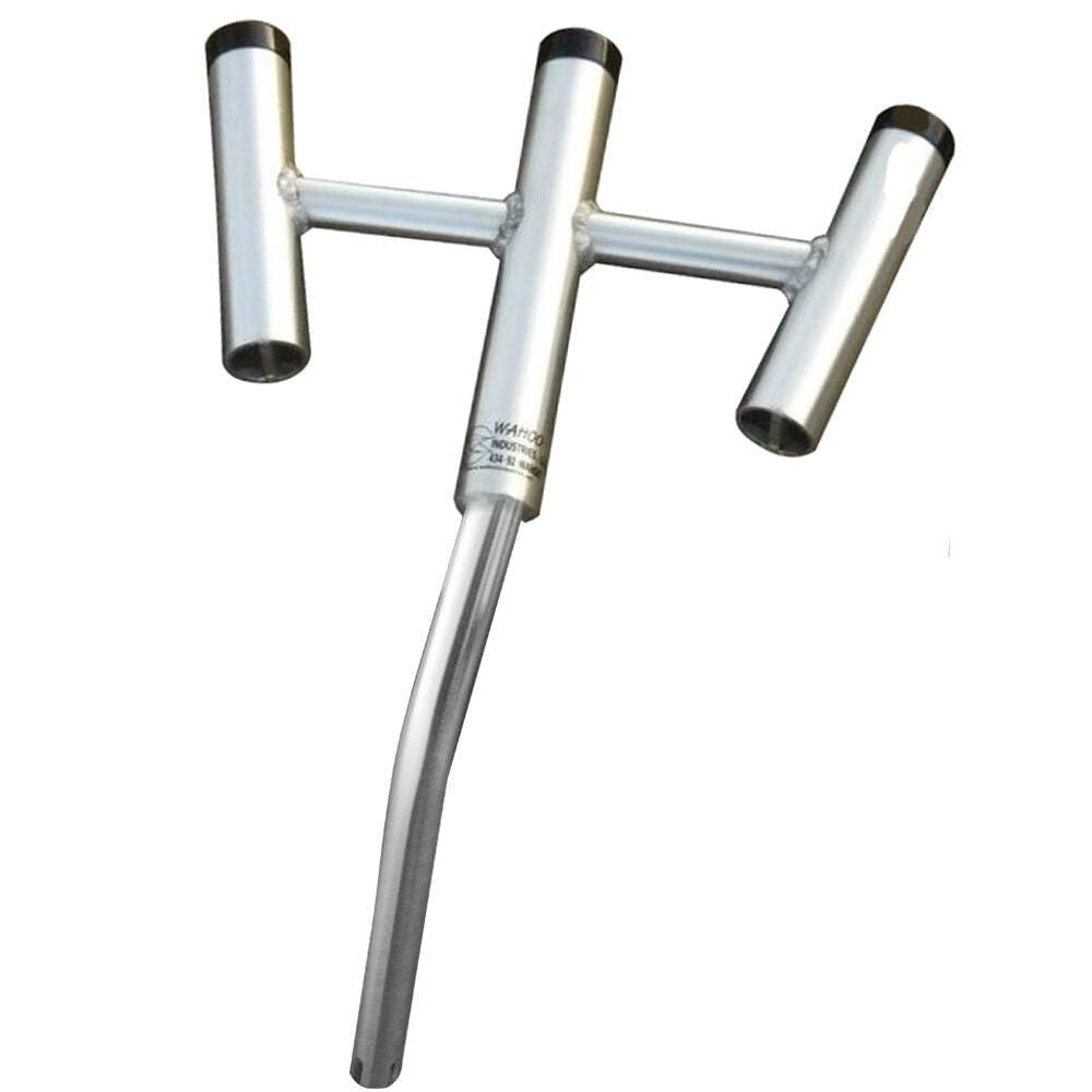 Wahoo Triple Rod Holder - Heavy Duty Fishing Rod Holder for Kayak, Boat, and Dock - Secure 3 Rods at Once - Perfect for Saltwater and Freshwater Fishing