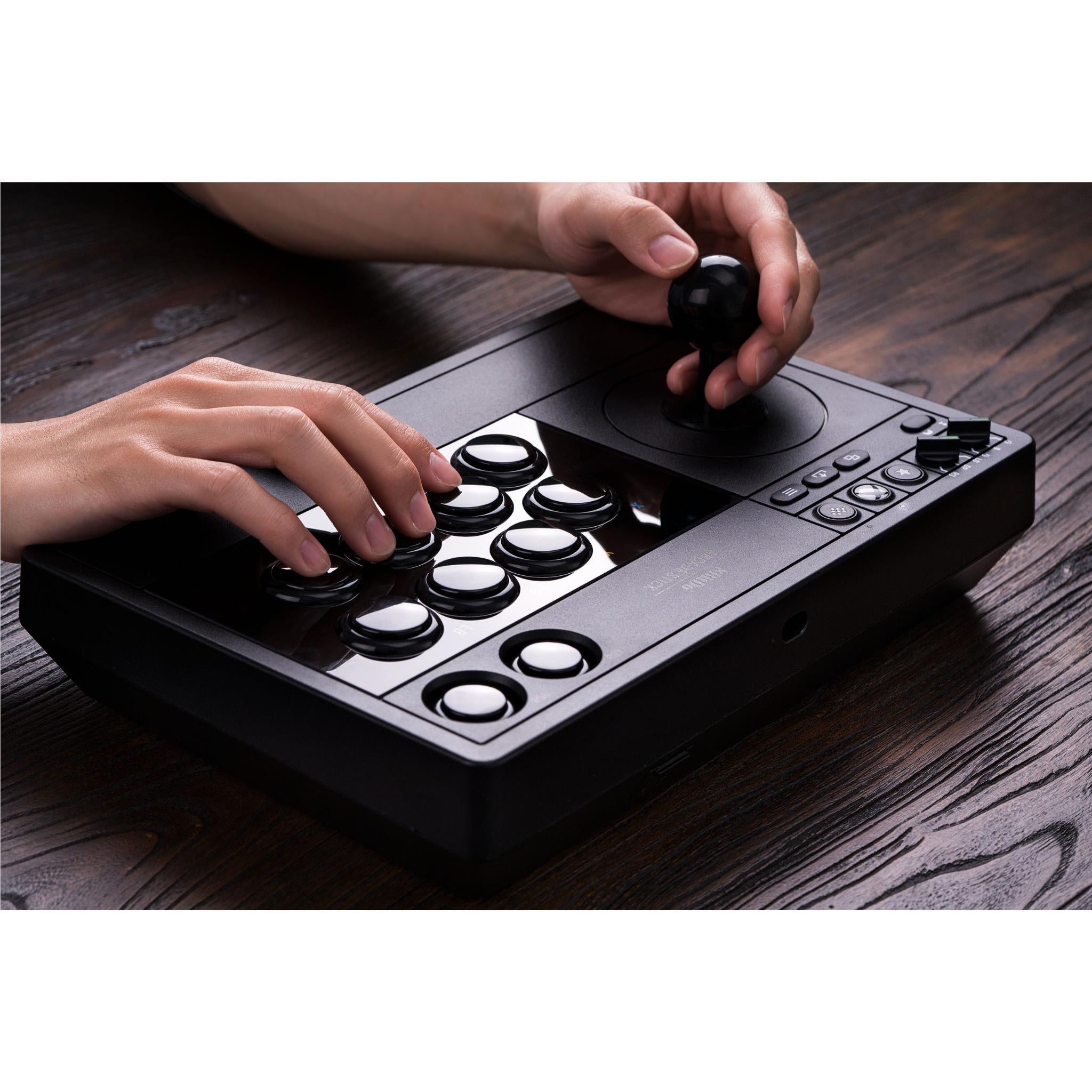 8BitDo XBOX Wireless 2.4G Arcade Stick for Fighting Games - Black Edition | Compatible with Xbox Series X/S, Xbox One & PC | Tournament-Grade Joystick for Street Fighter, Tekken & Retro Gaming
