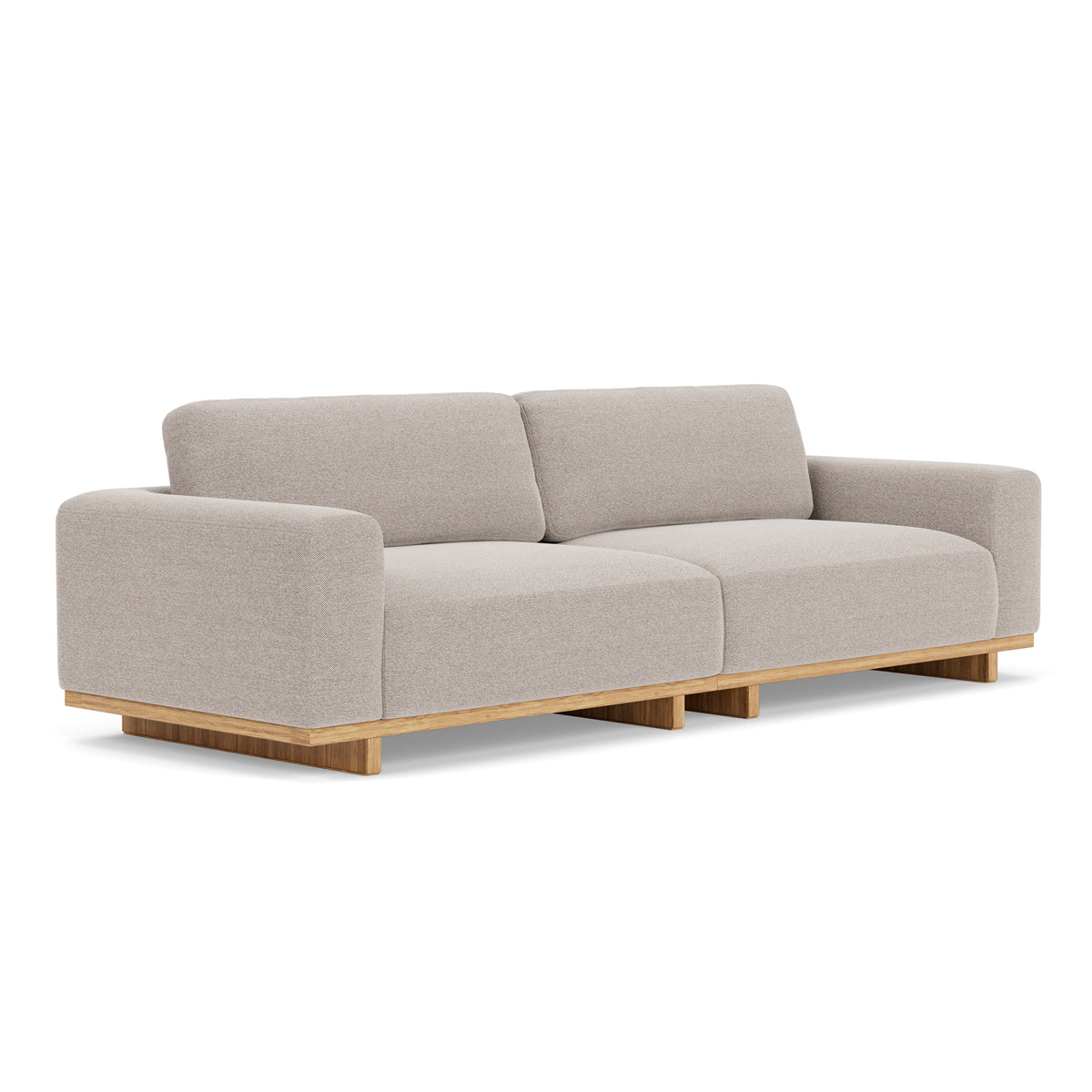 Aya Fabric 3.5 Seater Sofa - Modern Living Room Couch with Soft Upholstery, Comfortable Sectional Sofa for Home, Office & Lounge Areas