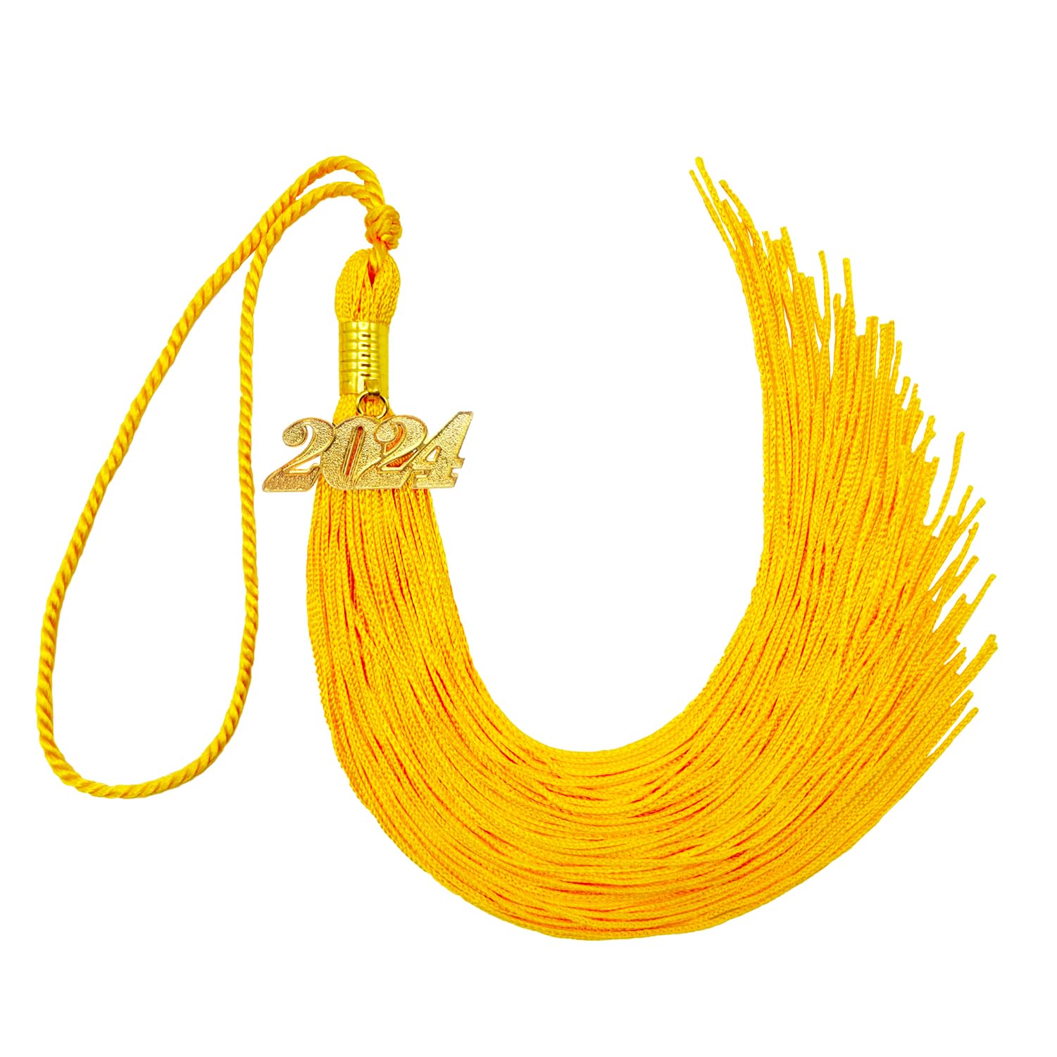 2025 Graduation Tassel - Gold Graduation Cap Tassel with 2025 Charm for High School & College Ceremonies - Perfect Graduation Gift & Keepsake for Students, Teachers & Graduates