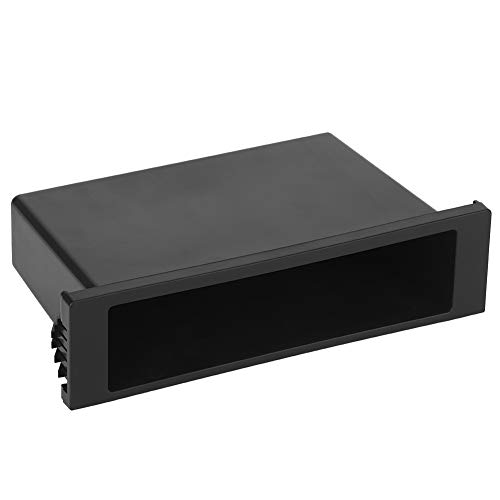Universal 1 DIN Car Stereo Radio Storage Box - Single DIN Dash Mount Pocket Organizer for CDs & Accessories | Perfect for Toyota, Honda, Ford & More | Easy Installation & Neat Car Interior Organization