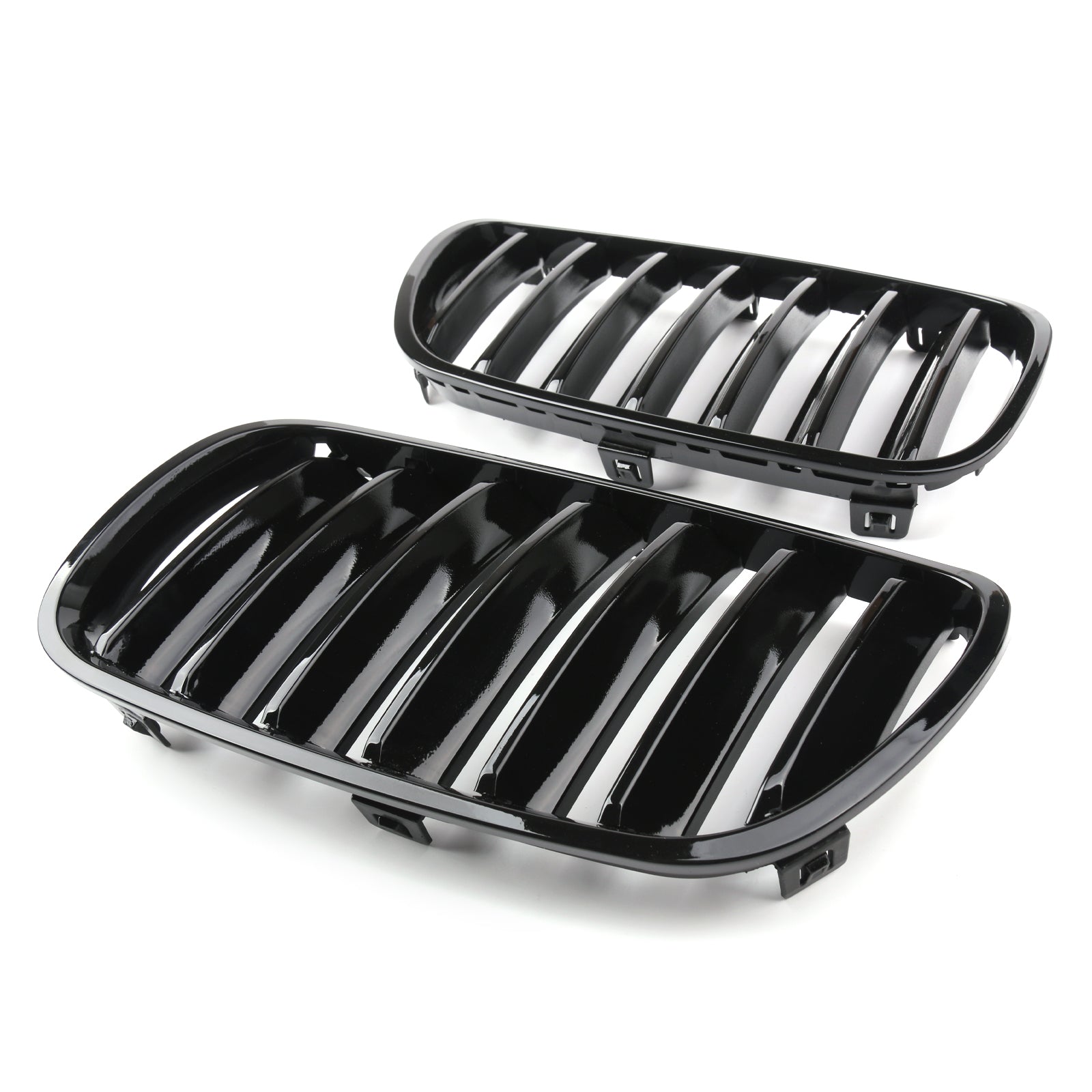 Black Front Bumper Grille Replacement for BMW E83 X3 LCI Facelift (2007-2010 Models) - Perfect Fit, Durable ABS Plastic - Upgrade Your Vehicle's Style & Protection for Daily Driving and Off-Road Adventures