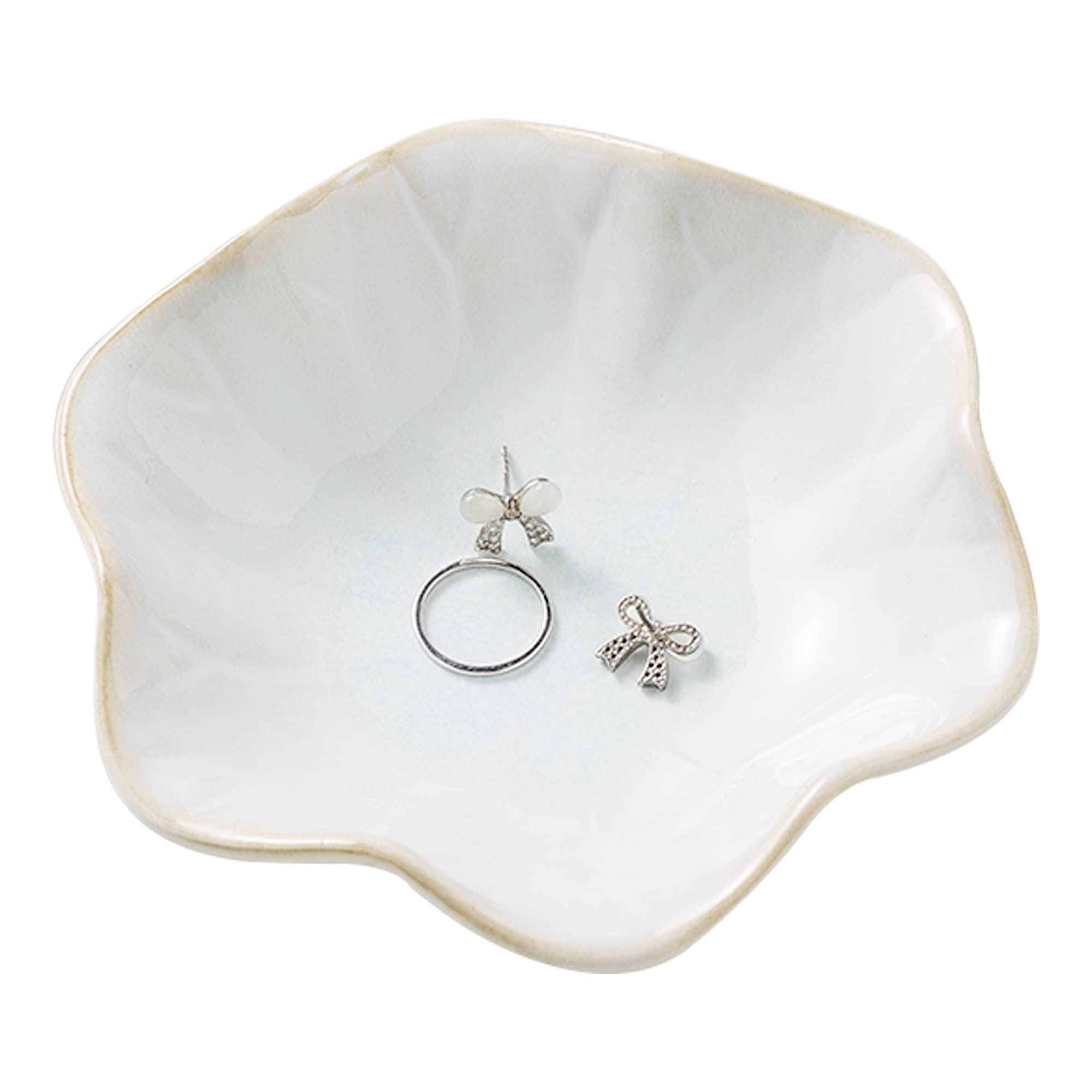 Elegant Jewelry Dish Holder & Key Bowl - Perfect for Women's Accessories & Home Decor