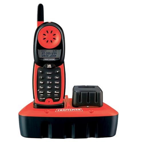 Craftsman 27413 Heavy Duty Cordless Workshop Phone with Caller ID & Call Waiting - Perfect for Construction Sites, Garages & Home Offices