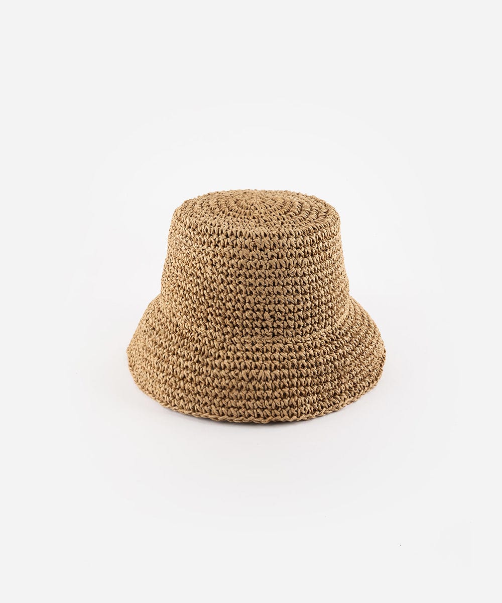Crochet Packable Bucket Hat for Women - Breathable Summer Sun Hat with Wide Brim - Perfect for Beach, Travel, and Outdoor Activities
