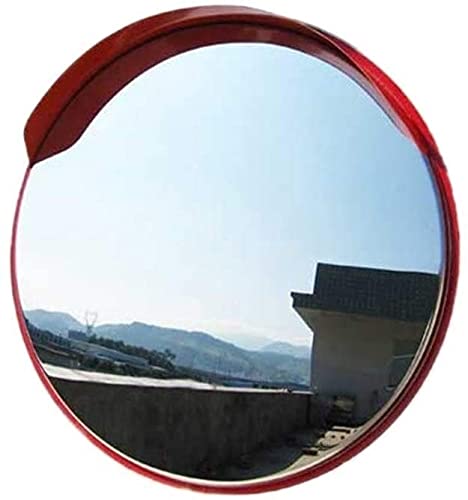 UPPVTE 80Cm Shatterproof Convex Safety Mirror - Panoramic Driveway, Parking Lot & Blind Spot Mirror for Hospitals, Warehouses & Entrances | Wall-Mounted Traffic Mirror for Enhanced Security & Visibility