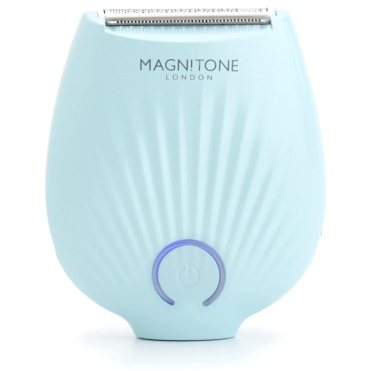 Magnitone GoBare Rechargeable Waterproof Compact Mini Lady Shaver - Painless Hair Removal for Legs, Underarms & Bikini Area - Aqua Blue | Perfect for Travel, Gym & Quick Touch-Ups