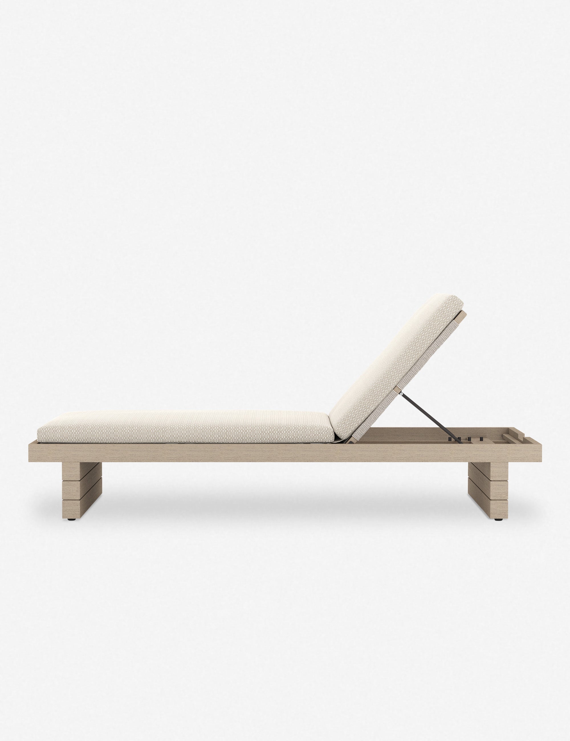 Coren Indoor Outdoor Chaise Lounge Chair - Modern Patio Furniture for Poolside, Garden, Deck, and Living Room Relaxation