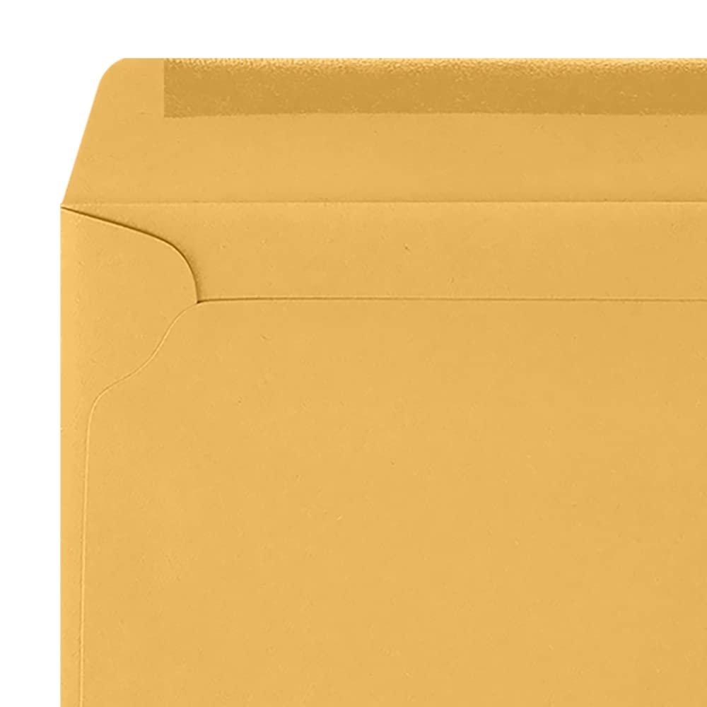 Premium LUXPaper 9 x 12 Inches Booklet Envelopes - 28lb Kraft Brown Text Paper - Pack of 500 for Mailing, Invitations, Business Correspondence & Wedding Stationery