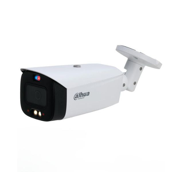 5MP Bullet Security Camera with Active Deterrence - Outdoor IP Camera, Night Vision, Weatherproof, Motion Detection - Ideal for Home Security, Business Surveillance & Property Protection (Model: DH-IPC-HFW3549T1P-AS-PV-0280B-S3)