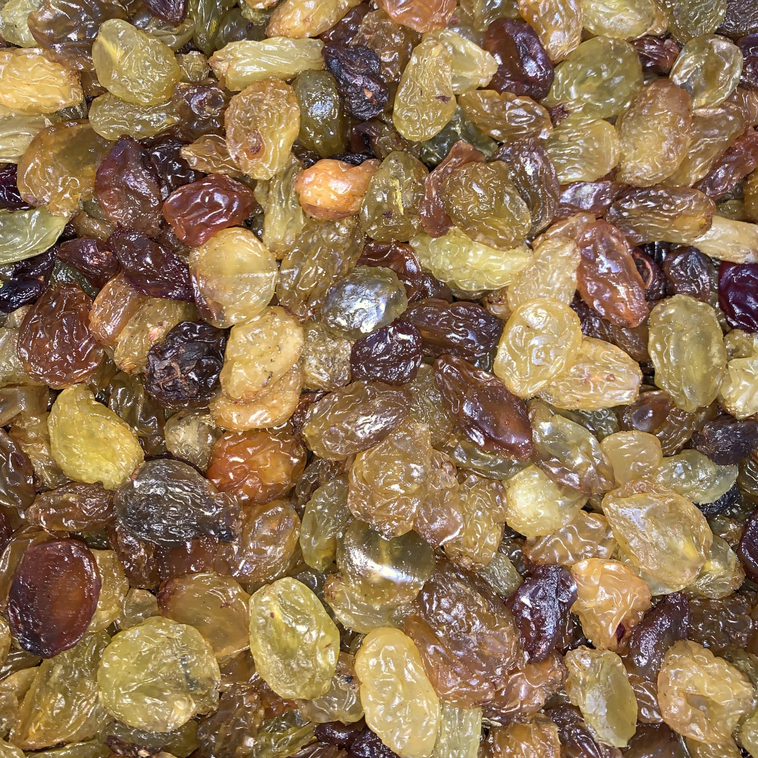 SweetGlob Jumbo Golden Raisins - 2 Pound Bulk Pack | Natural Healthy Snack for Kids & Adults | Perfect for Baking, Trail Mix & On-the-Go Snacking