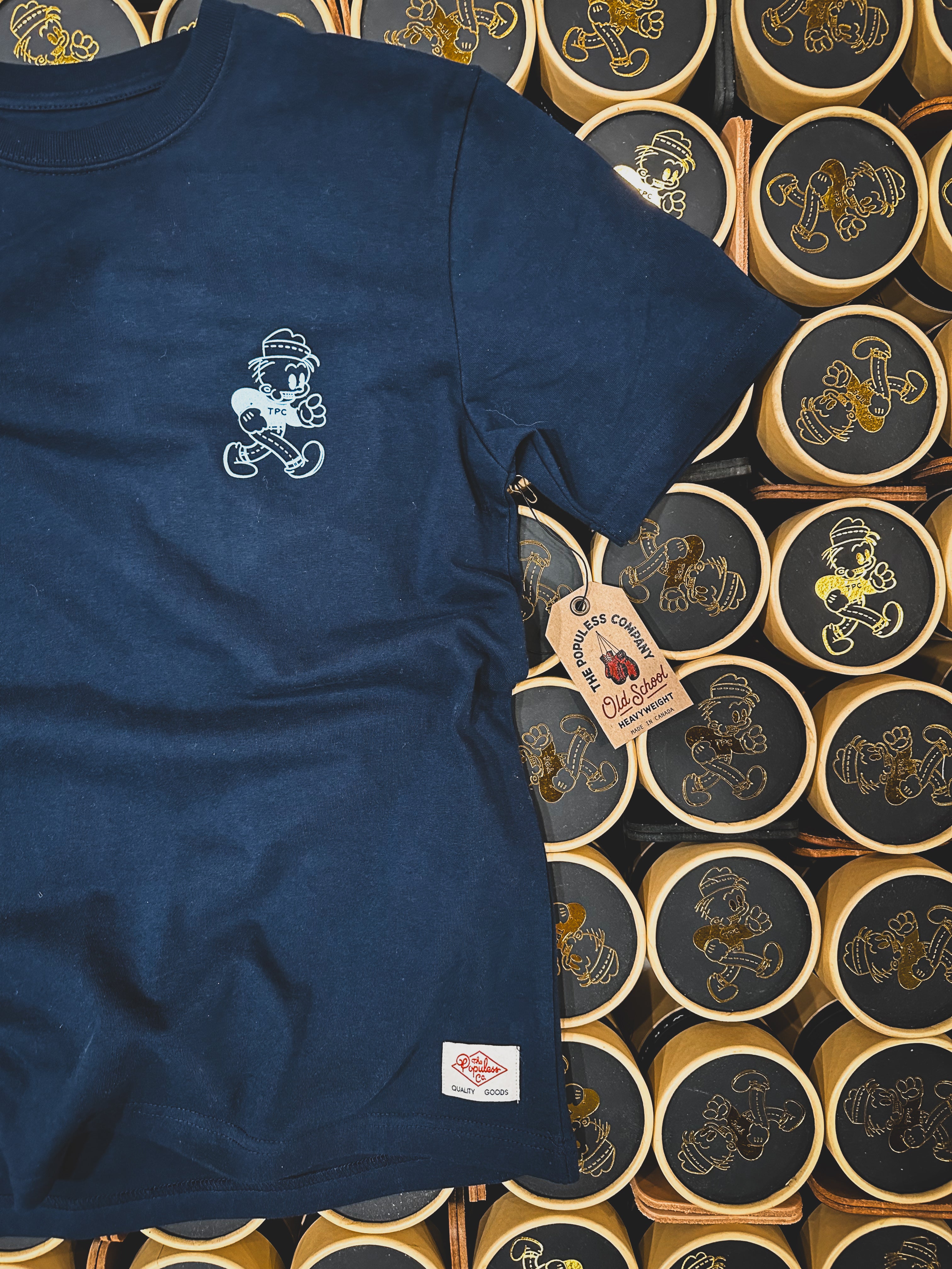 Roy Boy Premium Cotton T-Shirt for Men - Soft & Comfortable Navy Blue Tee - Perfect for Casual Wear, Gym & Everyday Outfits