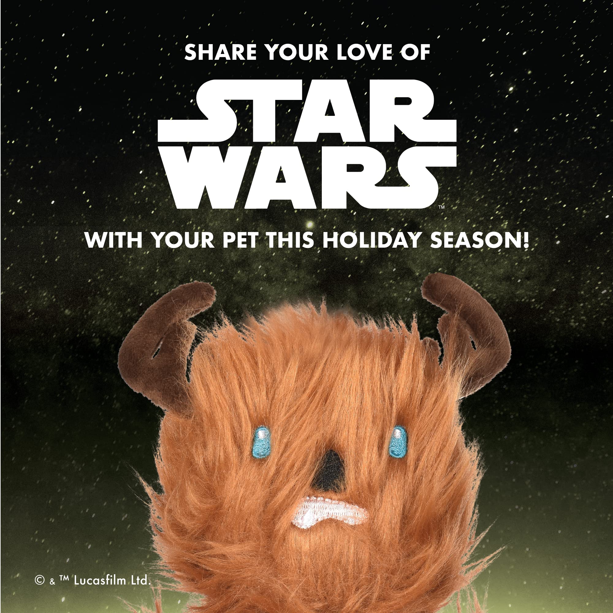 Star Wars Chewbacca Squeaky Dog Toy - 6