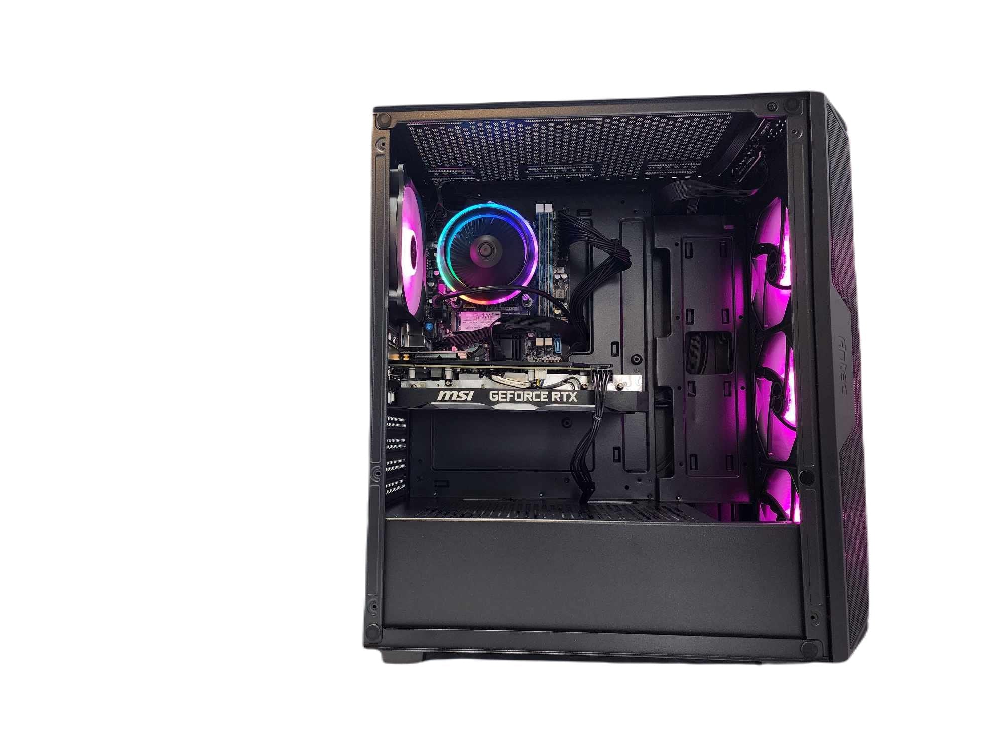 Ryzen 7 7800X3D Gaming PC with NVIDIA RTX 4060, 500GB SSD + 1TB HDD, 16GB DDR5 RAM - AX61 Black A620 Desktop Computer for 4K Gaming & Streaming