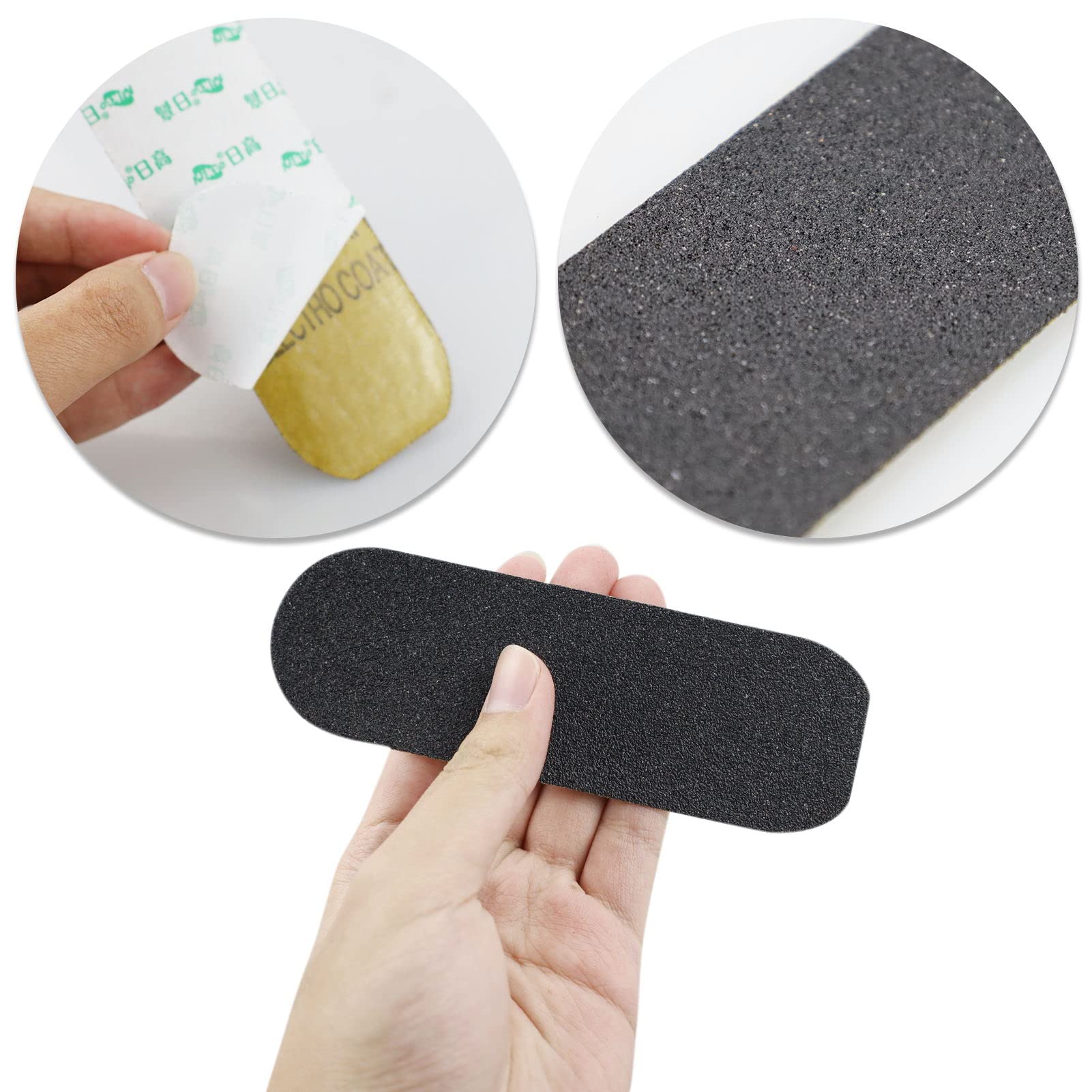 10 PCS Sandpaper Replacement Foot File Refills - Coarse & Fine Grit Abrasive Pedicure Pads for Callus Removal - Perfect for Home Pedicure & Foot Care (10 Pack)