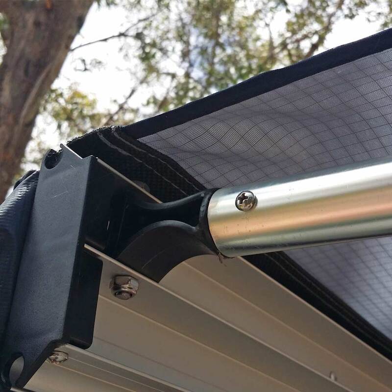 Bushranger 2.5m x 2.5m Heavy Duty Camping Awning - Waterproof Sun Shade Canopy for Outdoor Adventures, Camping, Picnics, and Beach Trips