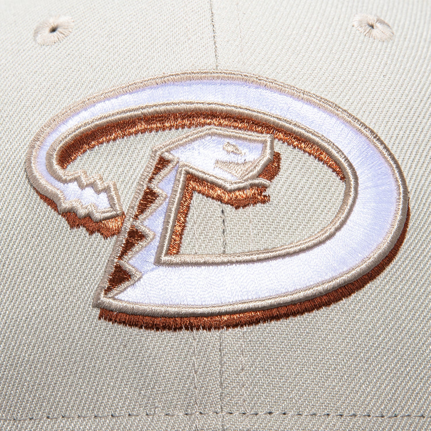 New Era 59Fifty Arizona Diamondbacks Inaugural Patch Snapback Hat - Stone, Brown, Metallic Copper - Official MLB Baseball Cap for Men & Women - Perfect for Games, Collecting & Streetwear Fashion