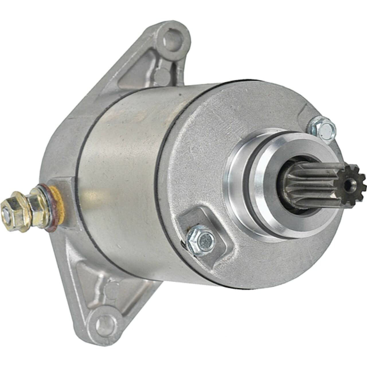 12V 10-Tooth PMDD Starter Motor Replacement for Suzuki LT-F400 King Quad 2008 ATV - Compatible with Part #31100-38F00, 0.496in Gear OD - Perfect for Off-Road & ATV Repairs