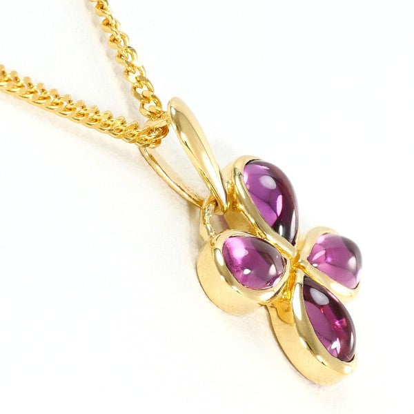 18K Yellow Gold Pink Tourmaline Necklace for Women - Elegant Gemstone Jewelry Gift for Birthday, Anniversary & Valentine's Day - Perfect for Parties, Weddings & Special Occasions