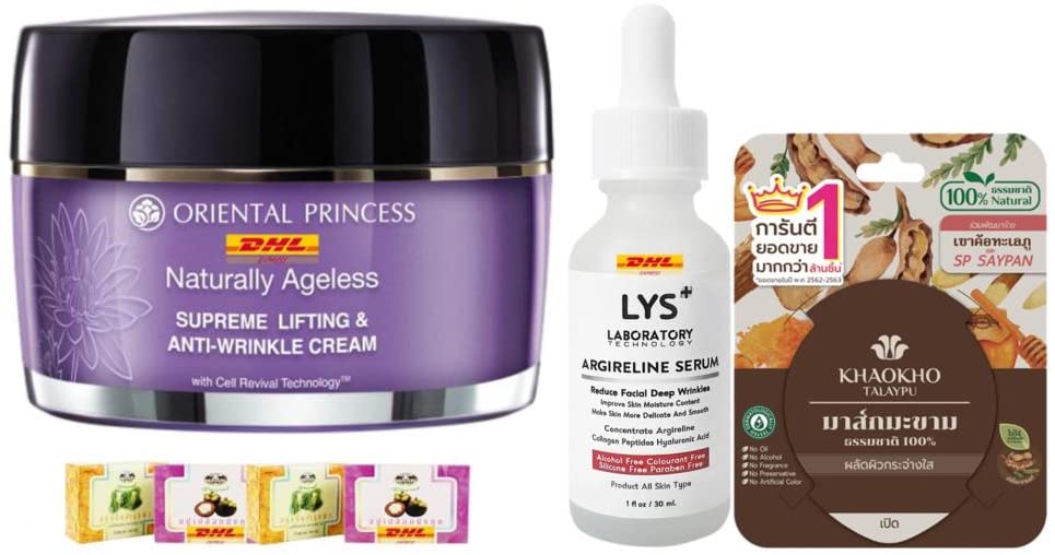 U-8348 Oriental Princess Anti-Wrinkle Lifting Serum - Naturally Ageless Supreme YS Formula | DHL Express Shipping | Free Tomato Facial Mask Gift | Perfect for Night Routine & Anti-Aging Skincare