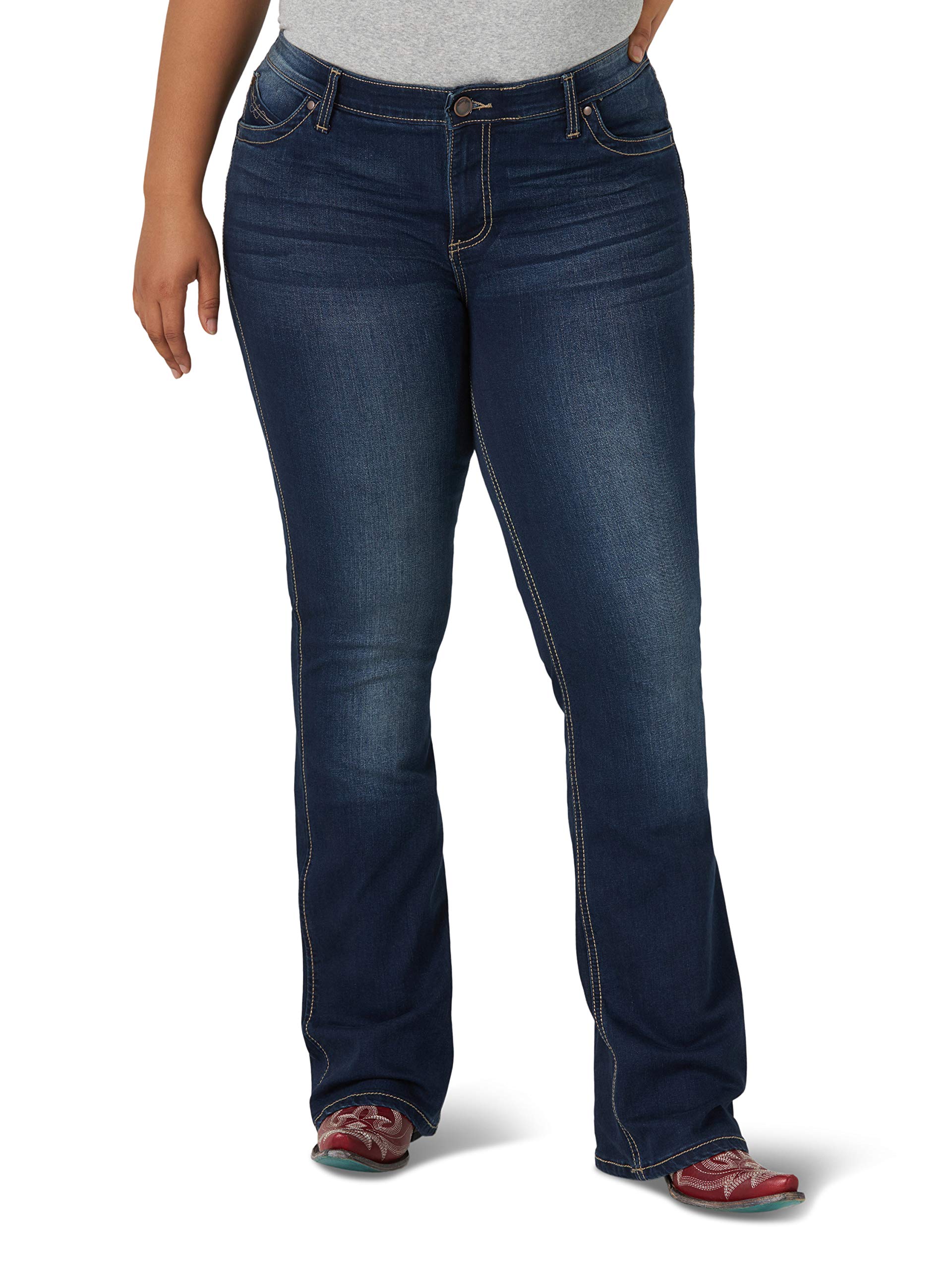 Wrangler Women's Ultimate Riding Jeans - Comfortable Stretch Denim for Equestrian & Motorcycle Riding | Perfect for Horseback Riding, Ranch Work & Outdoor Activities