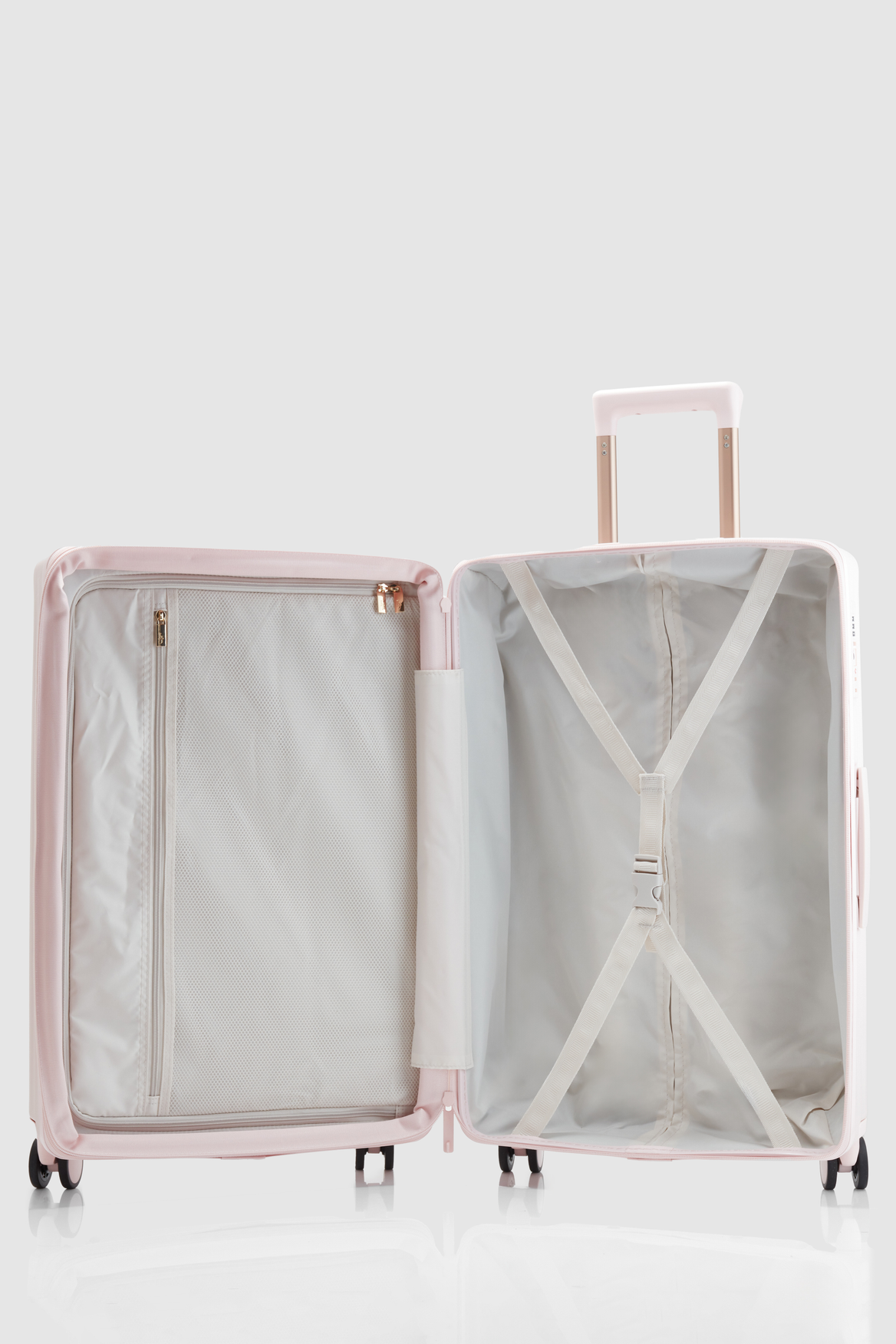 Siena 56cm Lightweight Hardshell Suitcase - Perfect for Travel, Business Trips & Weekend Getaways | Durable & Spinner Wheels | Carry-On Luggage for Airlines