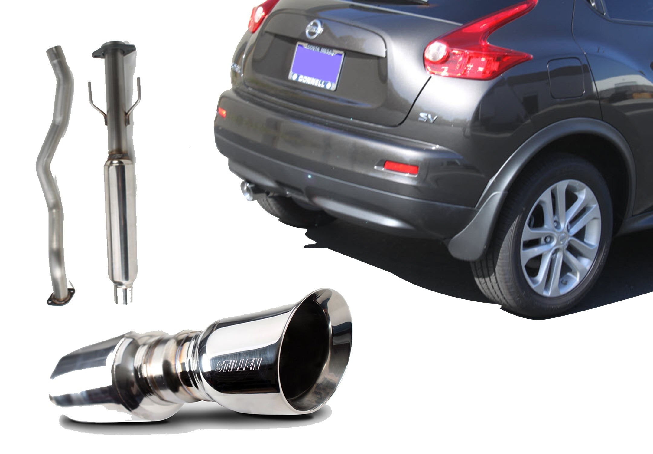 2011-2017 Nissan Juke AWD Performance Stainless Steel Cat-Back Exhaust System - 508191 - Upgrade Your Ride for Better Sound & Power (Perfect for Street Racing & Off-Road Adventures)