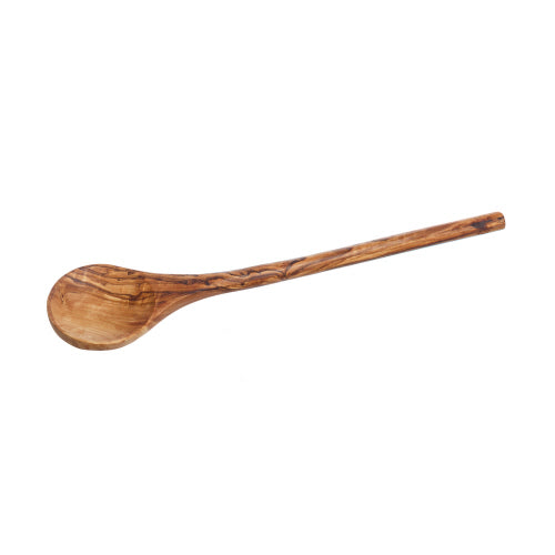 Premium 12-Inch Olive Wood Spoon - Handcrafted Cooking Utensil for Stirring, Serving & Mixing - Ideal for Kitchen, Camping & BBQ Use