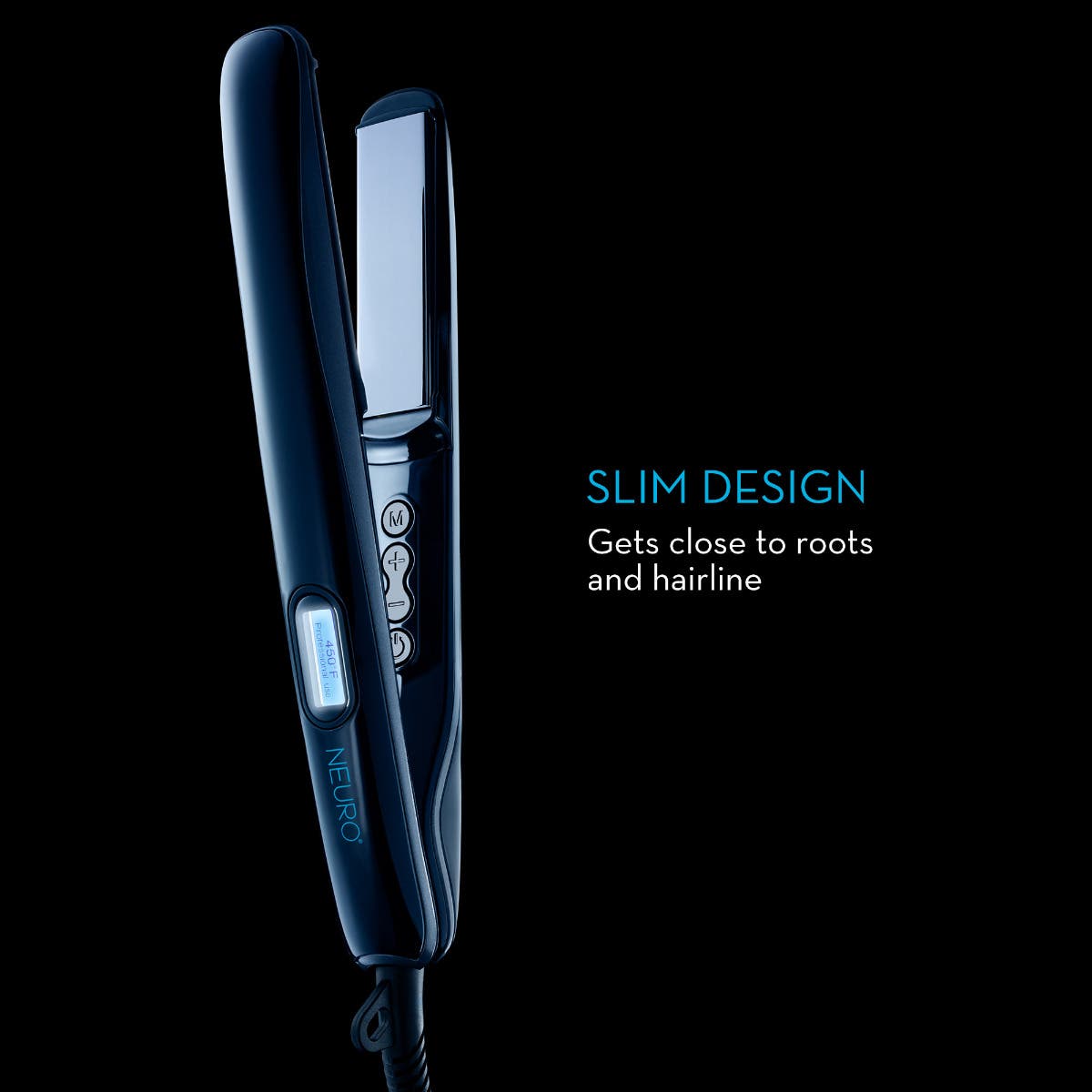 Neuro Style Titanium Flat Iron - Professional Hair Straightener for Smooth & Shiny Hair - Perfect for Home Use, Salon Styling & Travel