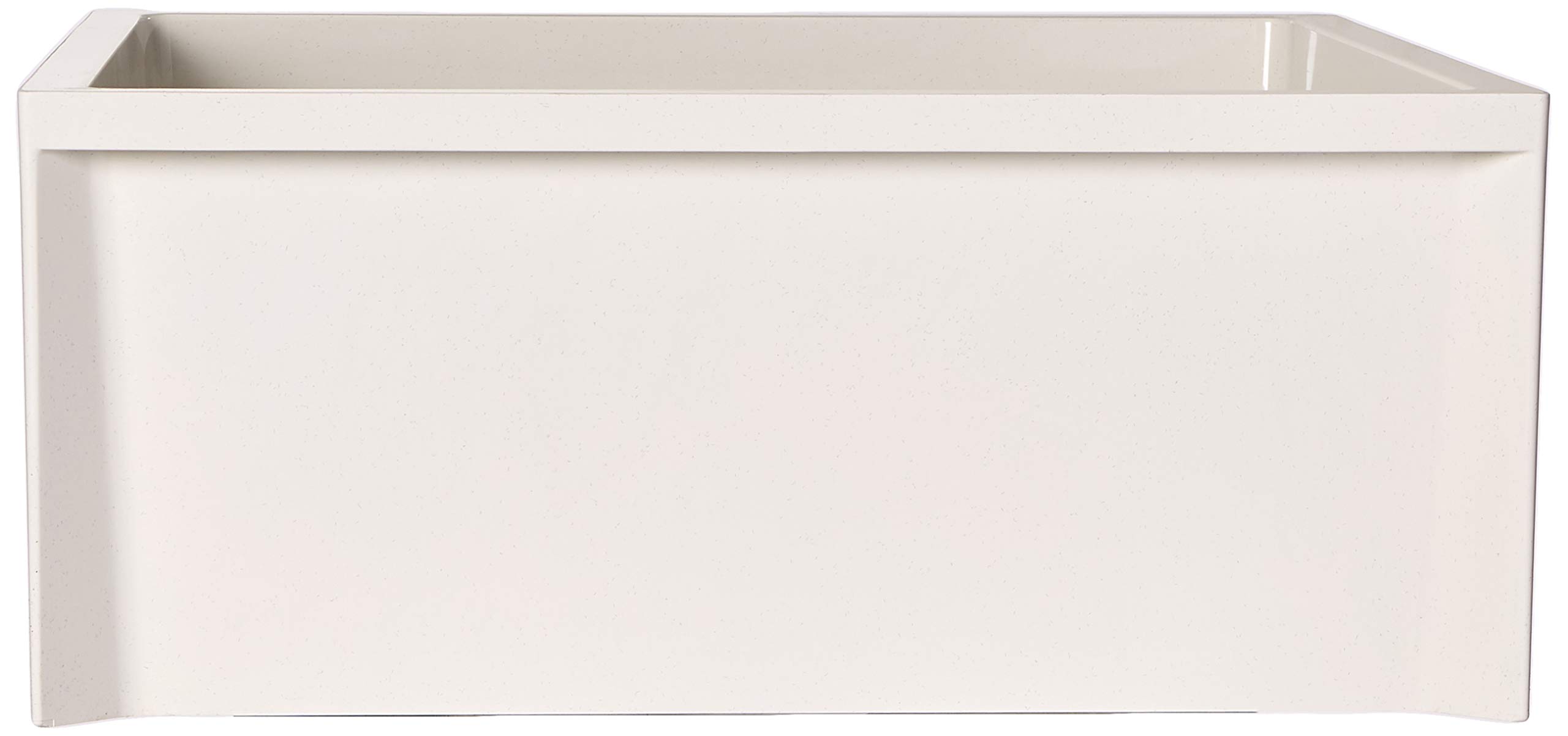 **Premium White Durastone Mop Sink - Heavy-Duty Utility Sink for Commercial & Home Cleaning Use**    *(Use Case: Ideal for janitorial closets, laundry rooms, garages, and commercial cleaning stations.)*