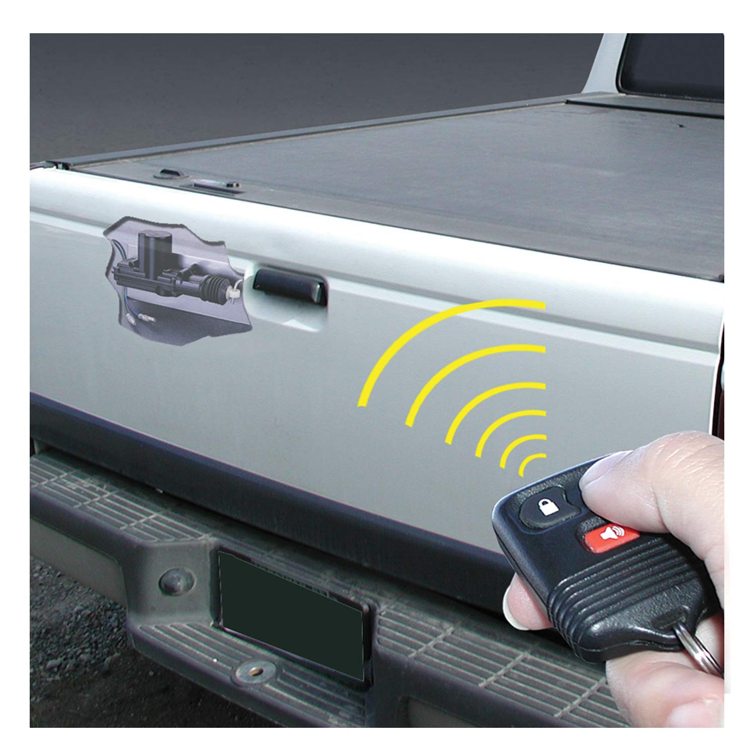 Pace Edwards LK400 PowerGate Tailgate Lock for Toyota Tacoma 1997-2002 - Secure Truck Bed & Prevent Theft - Perfect for Off-Roading, Camping & Work Sites