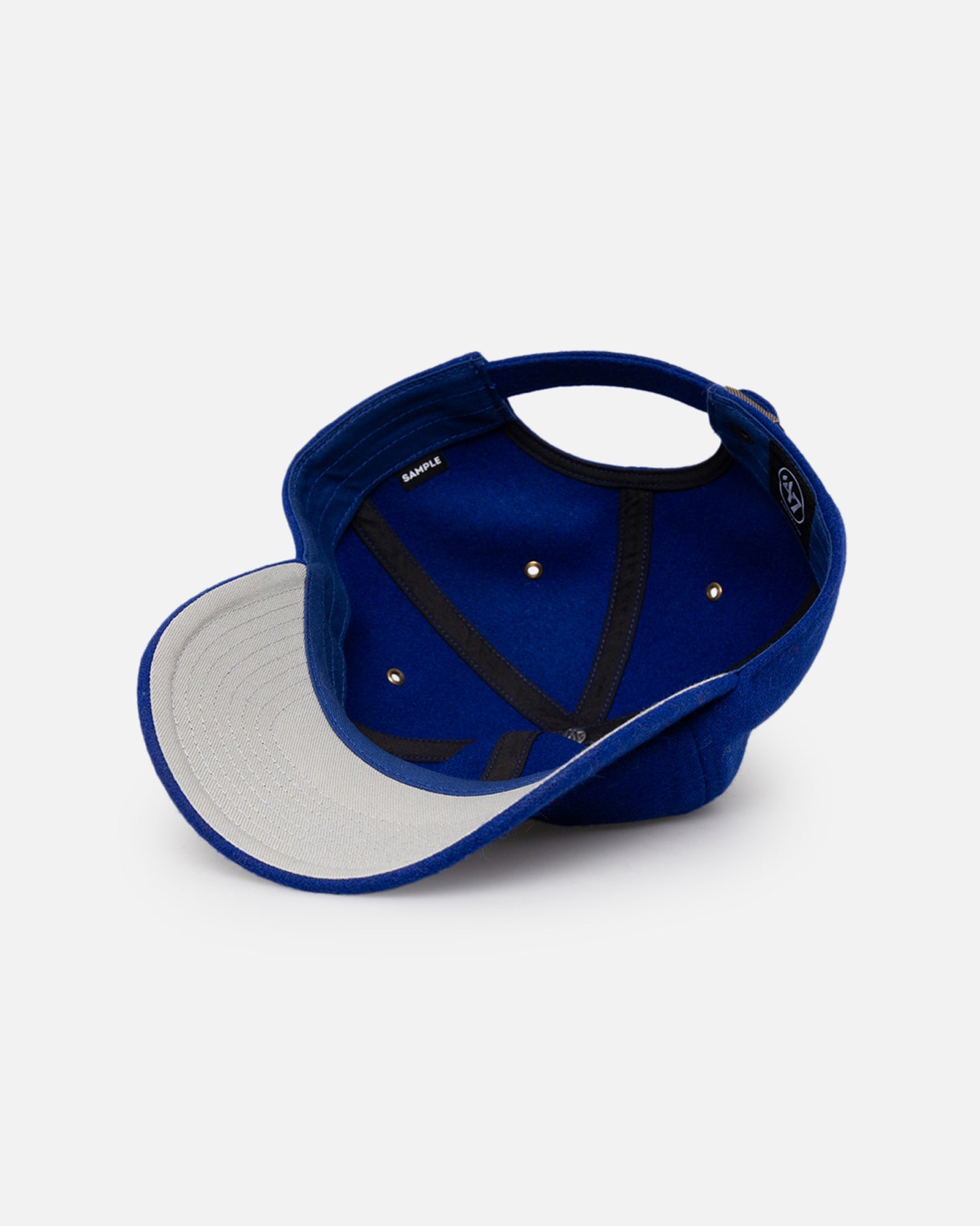 47 Brand Golden State Warriors Wooly Clean Up Strapback Royal - Official NBA Snapback Hat for Men & Women - Perfect for Basketball Games, Streetwear Fashion & Sports Fans