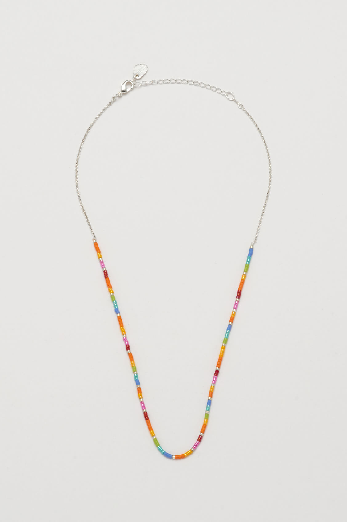 Rainbow Beaded Necklace for Women - Colorful Bohemian Jewelry for Festival, Party & Everyday Wear