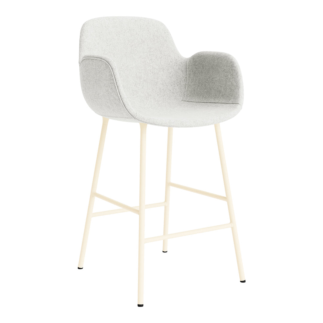 Stylish Fully Upholstered Form Counter Armchair - Perfect for Kitchen Islands, Breakfast Bars & Home Dining Areas