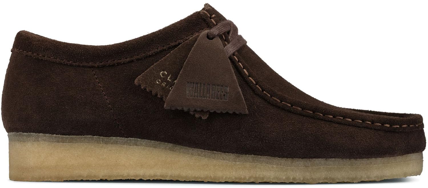Clarks Men's Suede Wallabee Shoes - Comfortable Casual Loafers for Men | Breathable & Stylish | Perfect for Work, Travel & Everyday Wear